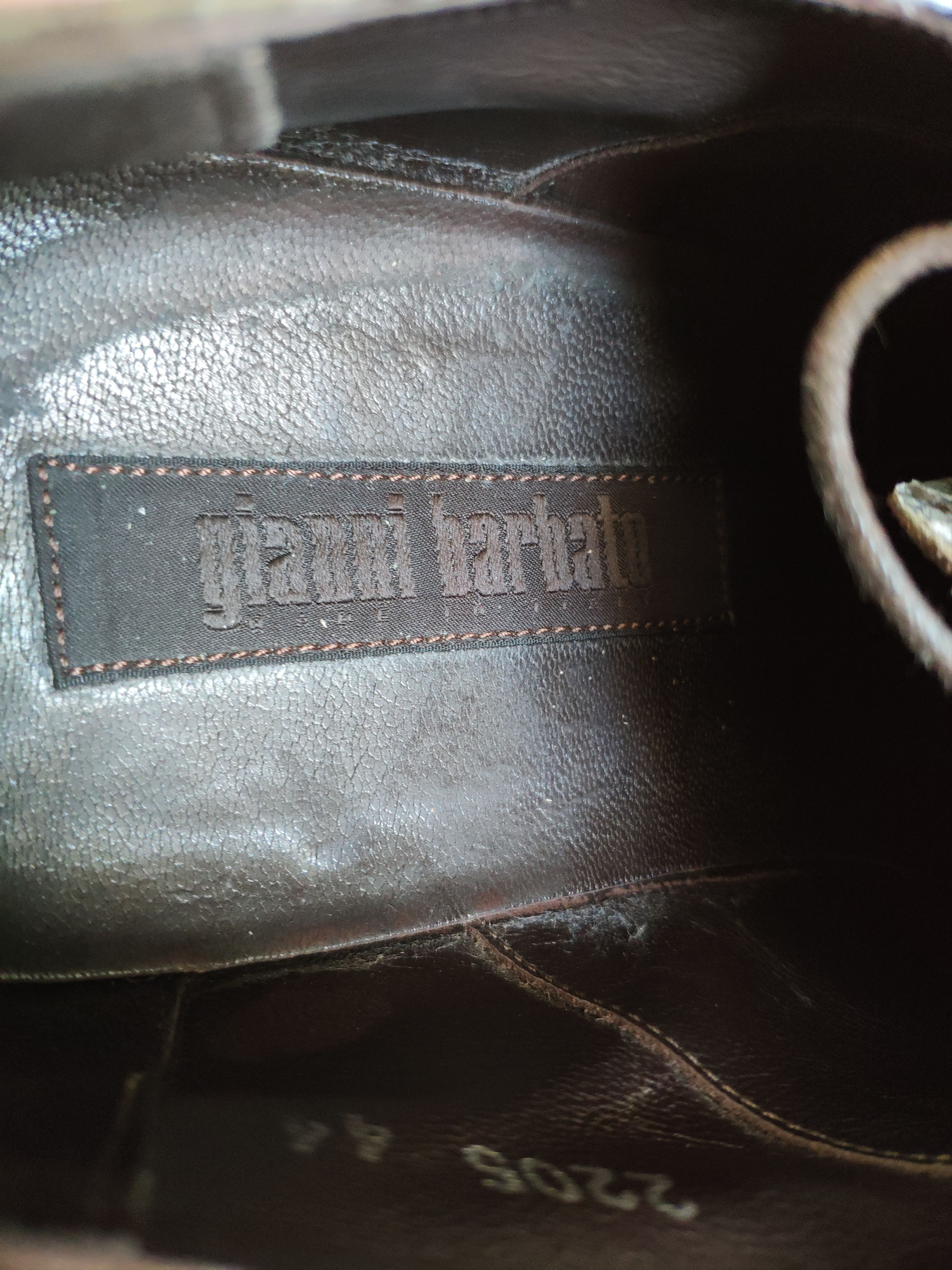 Gianni Barbato GRAIL! Python derbies. Chic like Saint Laurent or Dior Size US 10 / EU 43 - 5 Thumbnail