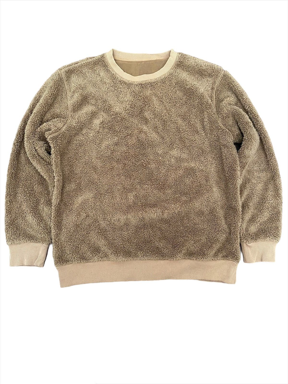 image of Kurt Cobain Gu Sweatshirt Design Fleece in Brown, Men's (Size XL)