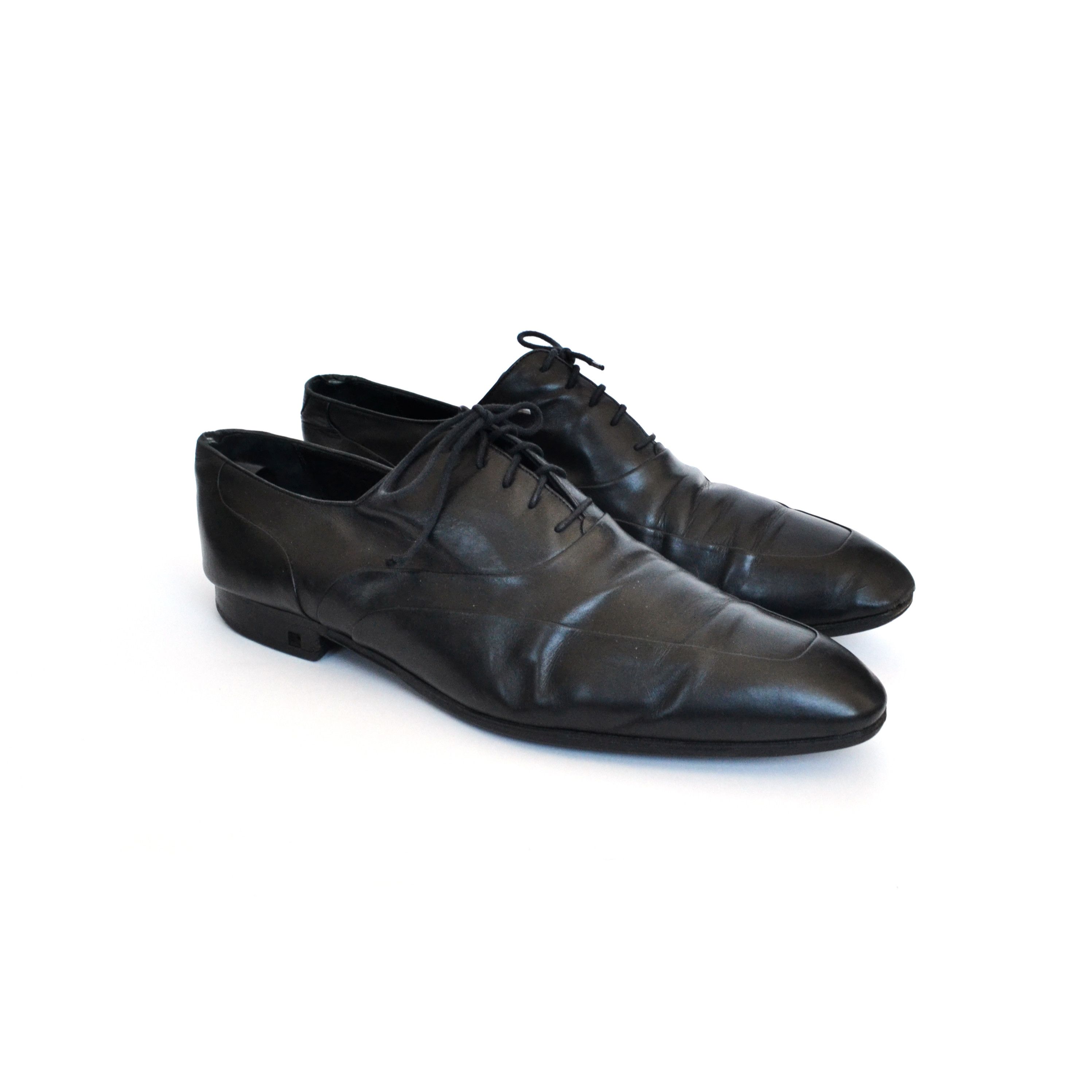 Louis Vuitton Virgil Abloh Black Formal Lace-up Shoes