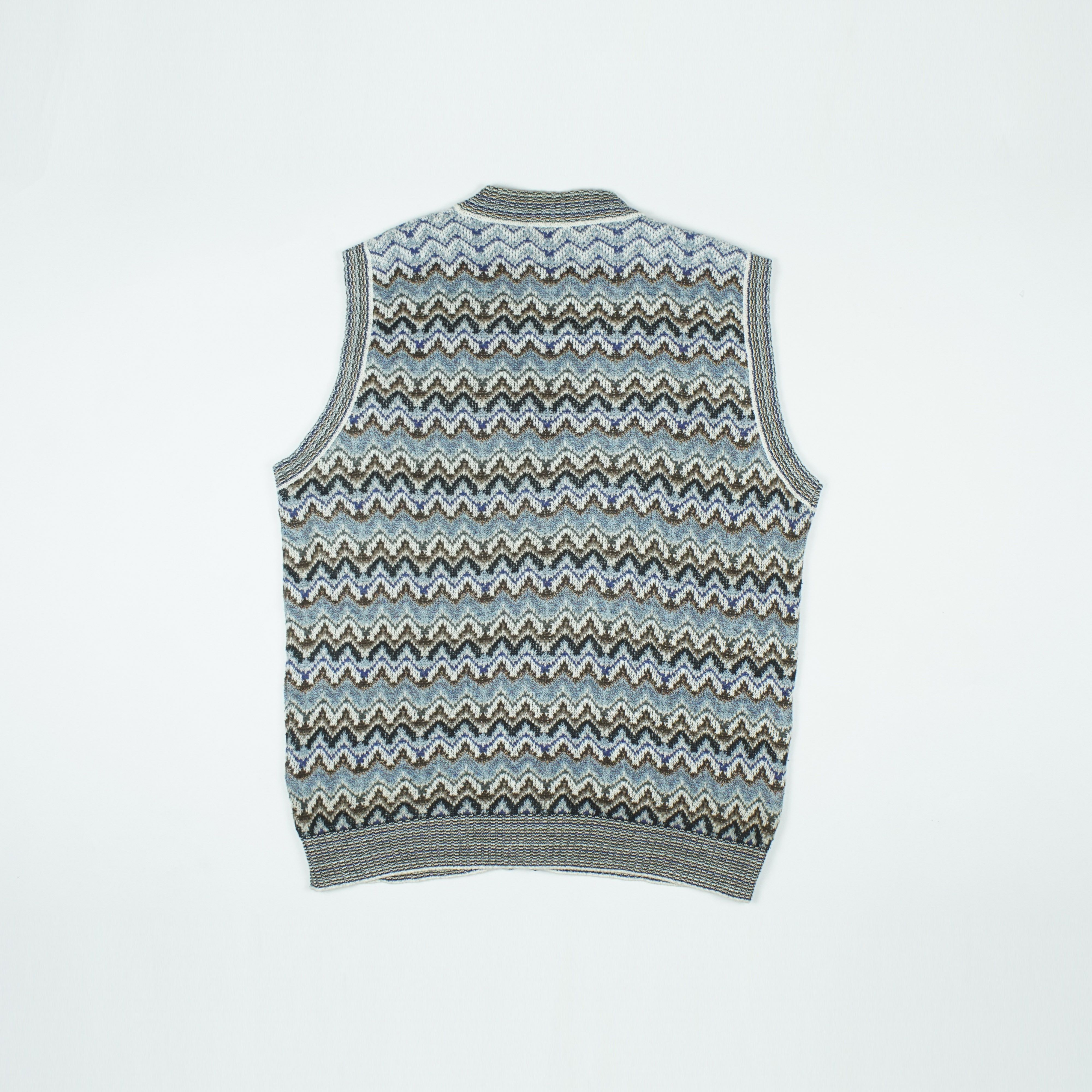 Vintage *NoTariff Italian Made Fantasie di Settembre Knitted Vest Size US S / EU 44-46 / 1 - 3 Thumbnail