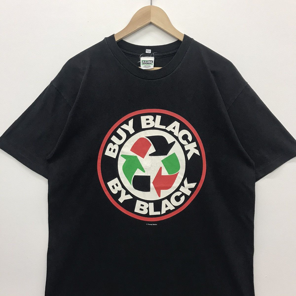 Vintage Rare!! Vintage Streetwear BAMN! Tees Size US L / EU 52-54 / 3 - 2 Thumbnail