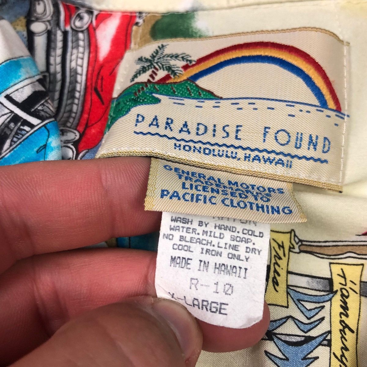 Vintage Vintage 90s Paradise Found General Motors Hawaiian Shirt XL Size US XL / EU 56 / 4 - 3 Thumbnail