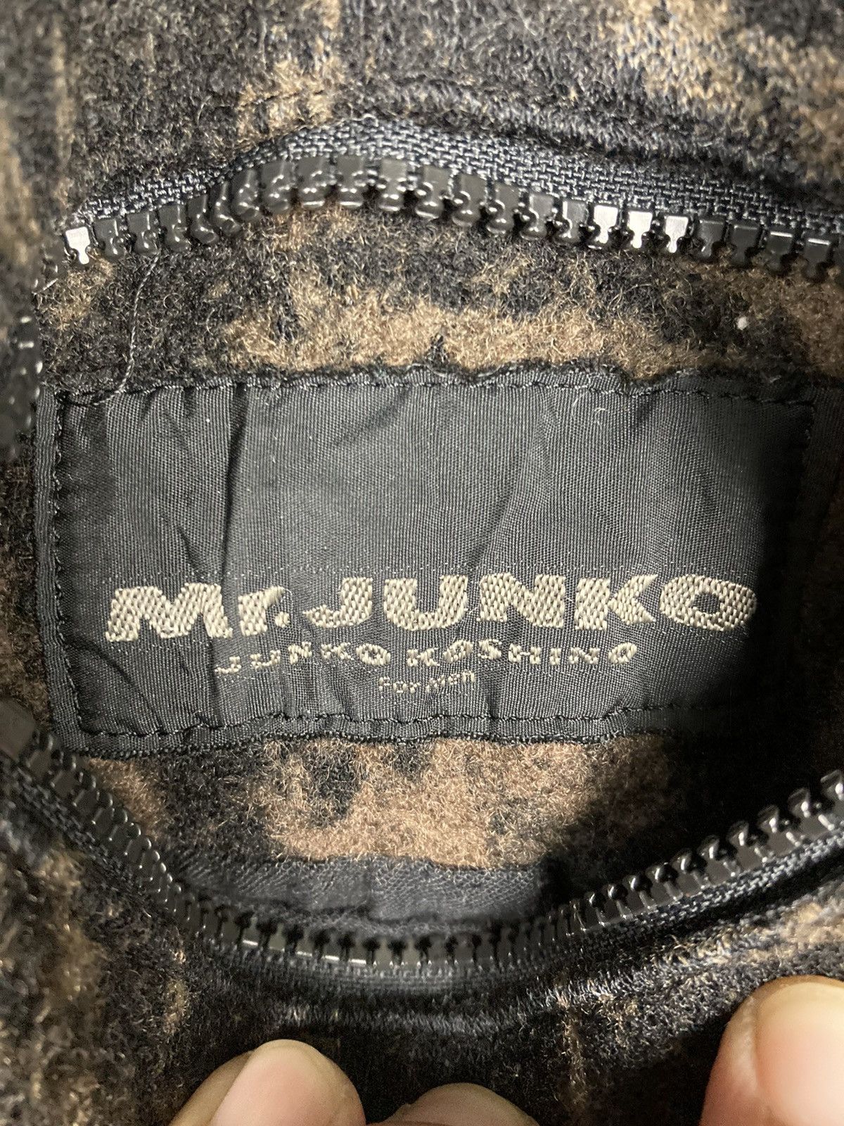 Junko Shimada Mr. Junko koshino wool bomber acid wash jacket Size US M / EU 48-50 / 2 - 7 Thumbnail