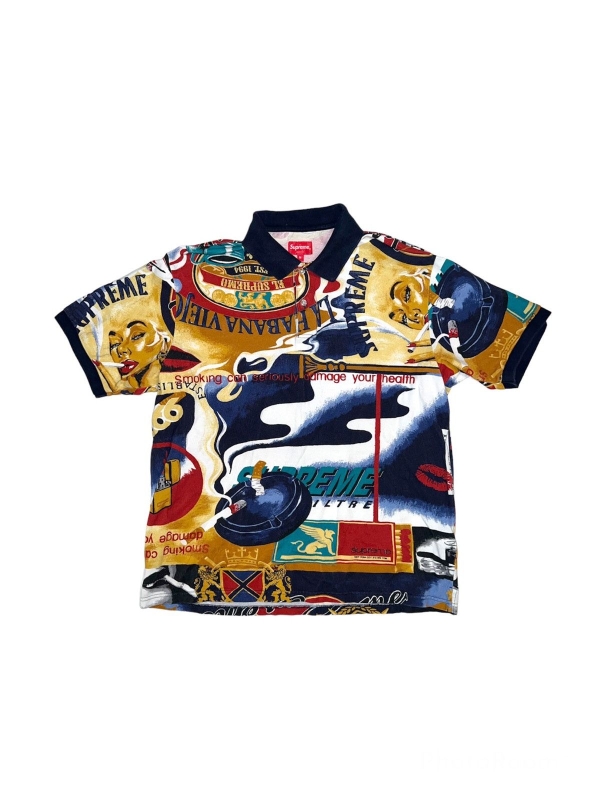 Supreme filtre polo Mサイズポロシャツ - ポロシャツ