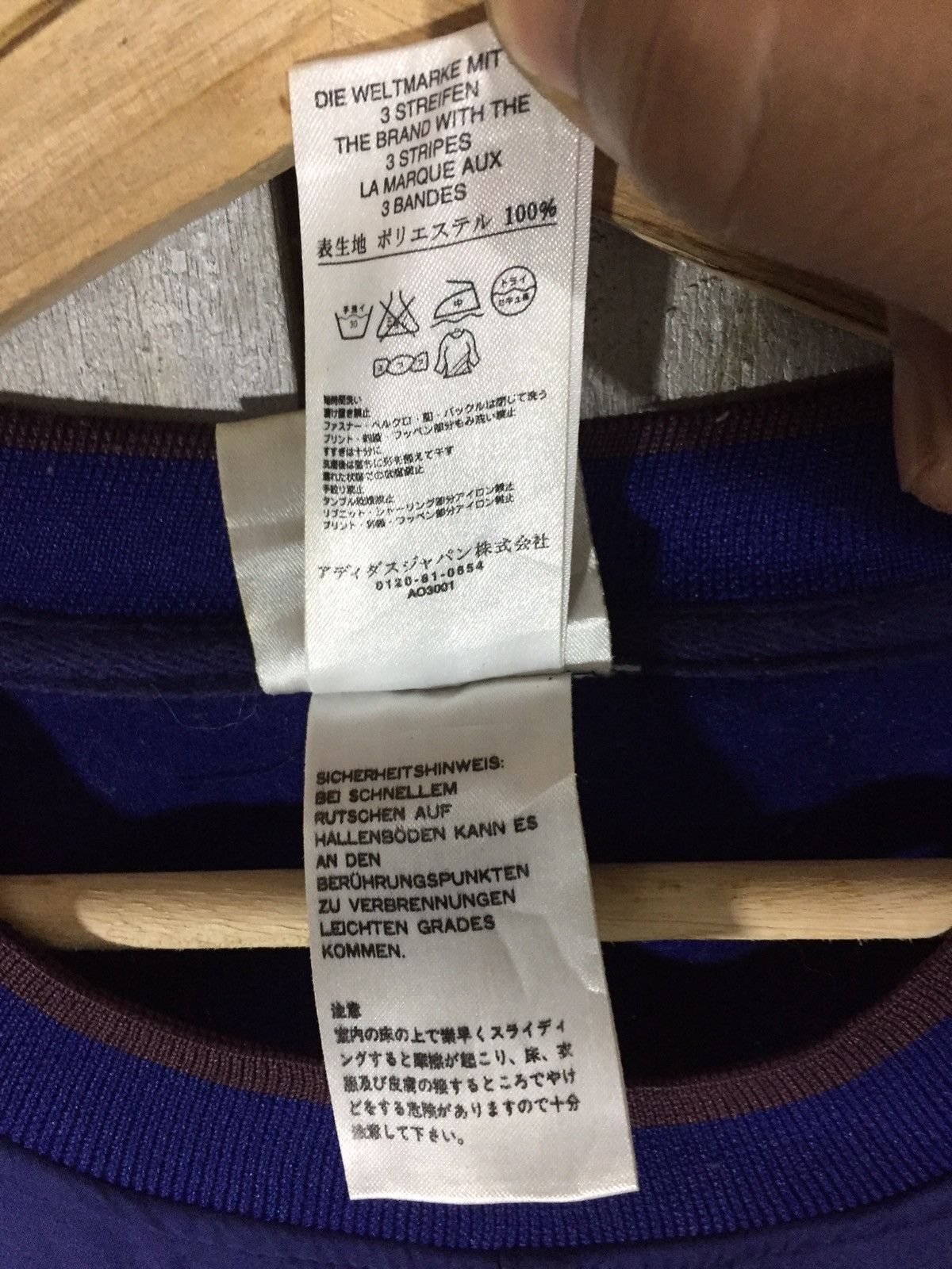 Adidas 🔥SALE AW23🔥Sweatshirt Adidas 3 stripe Size US L / EU 52-54 / 3 - 4 Thumbnail