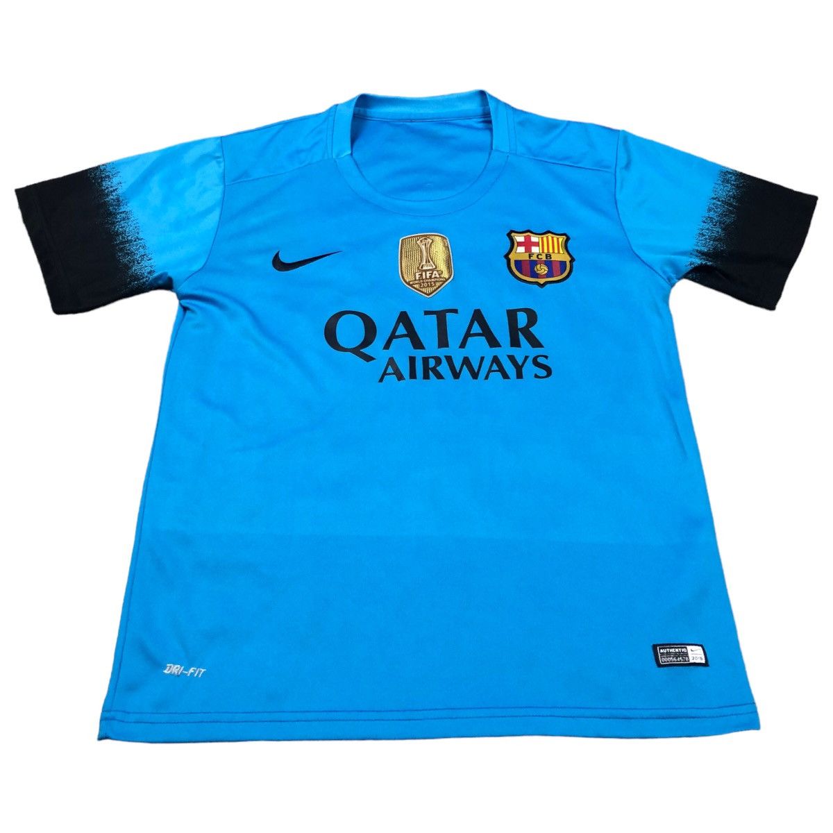 Nike Nike Barcelona 2015 FIFA Champions Soccer Jersey Adult M