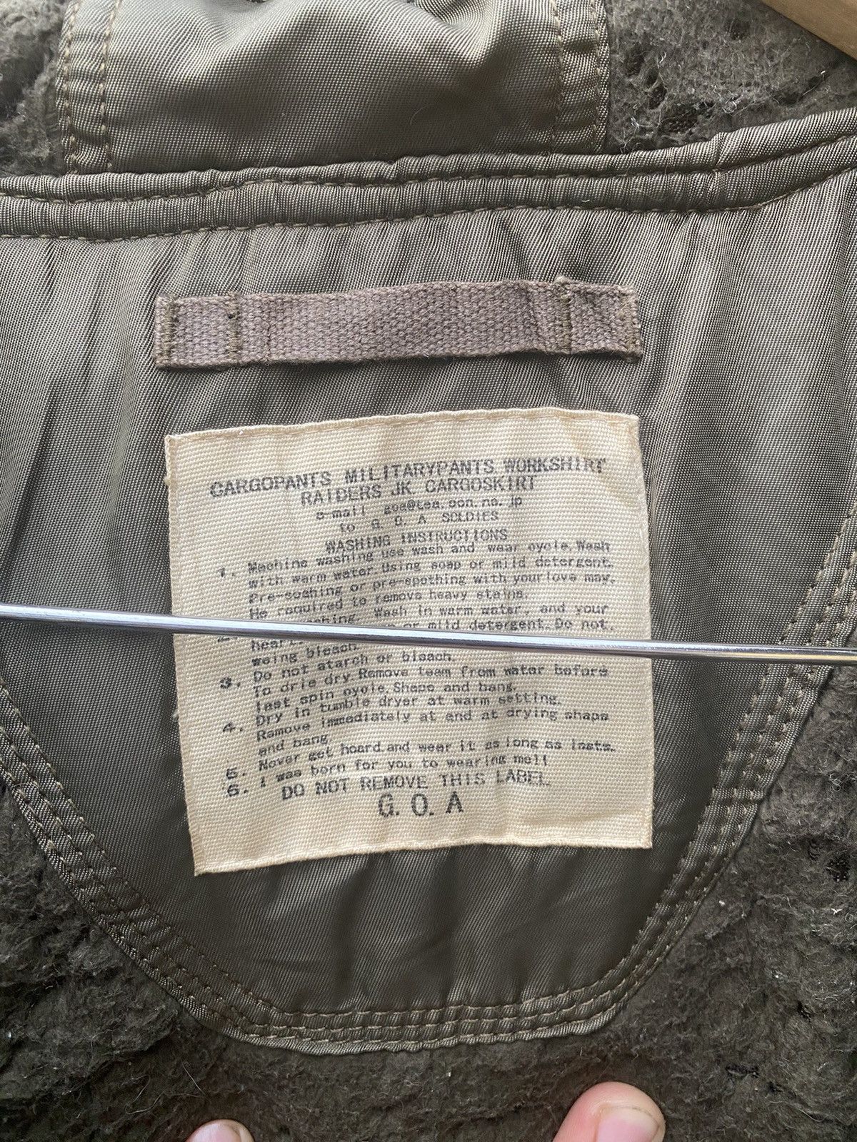 GOA G.O.A Military Cargo Raiders Fur Jacket Rare Design Size US M / EU 48-50 / 2 - 6 Thumbnail