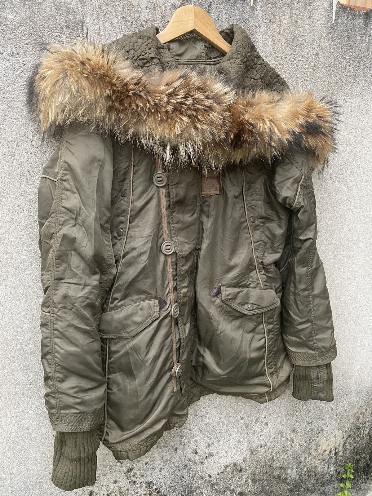GOA G.O.A Military Cargo Raiders Fur Jacket Rare Design Size US M / EU 48-50 / 2 - 3 Thumbnail