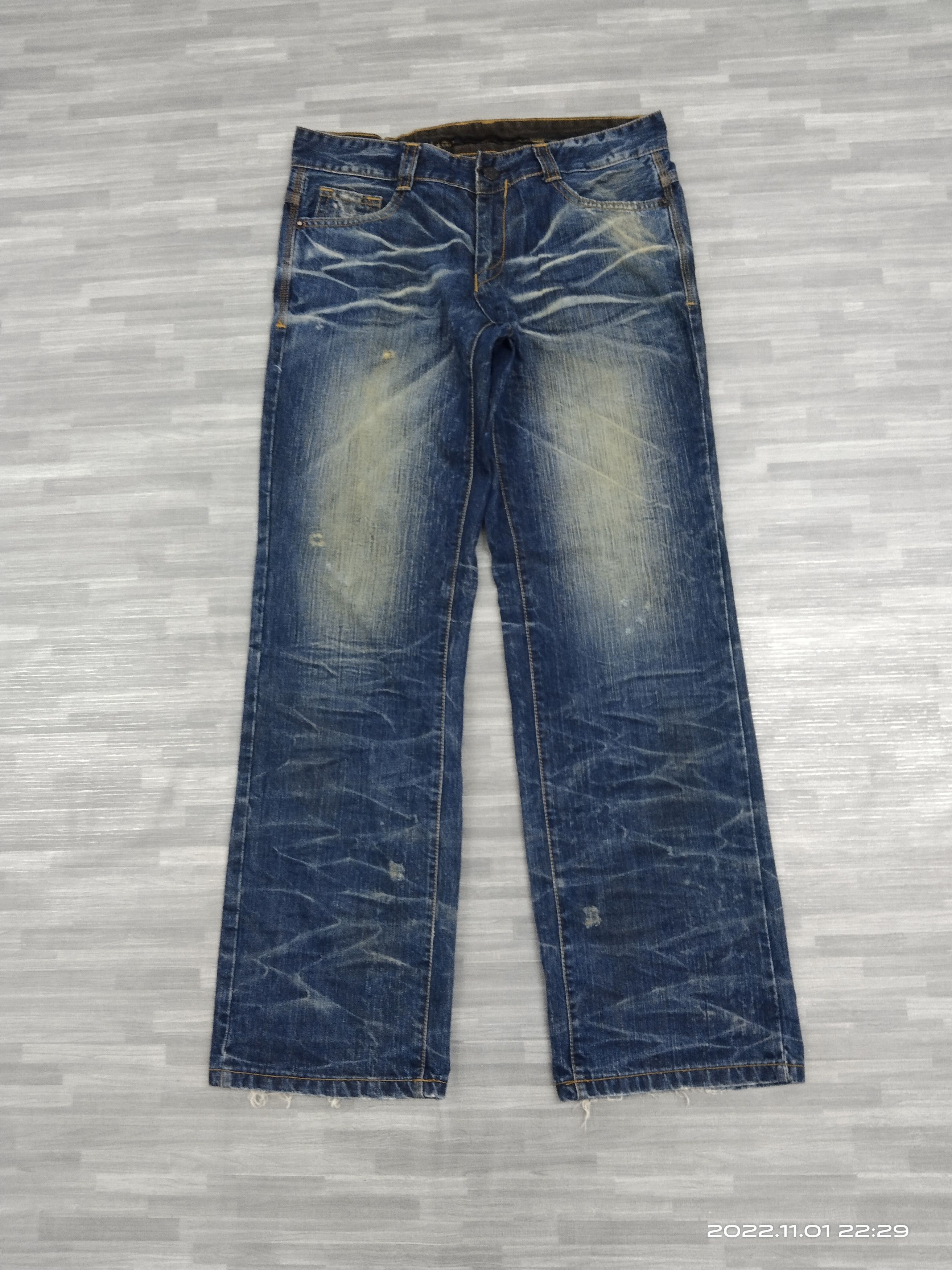 Vintage SUPER SICK A.V.H A VINTAGE HWAN DENIM PANTS Size US 33 - 2 Thumbnail