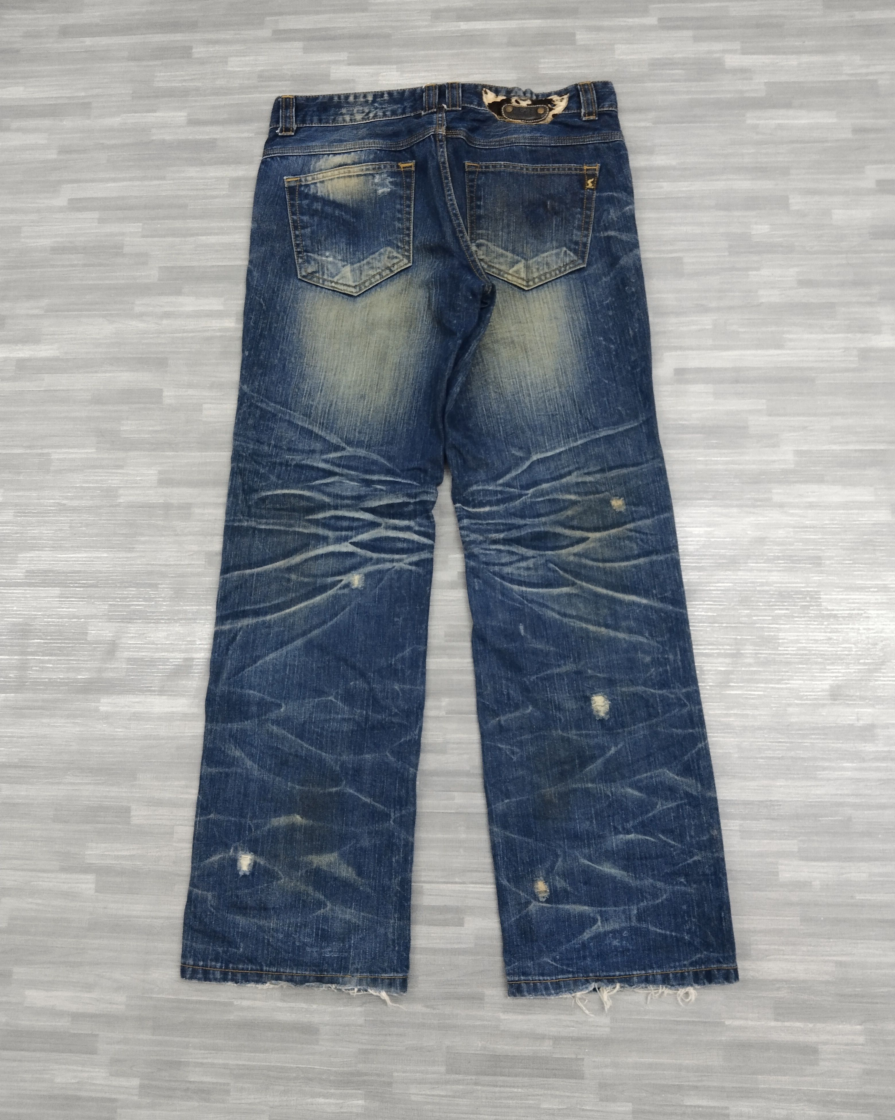 Vintage SUPER SICK A.V.H A VINTAGE HWAN DENIM PANTS Size US 33 - 3 Thumbnail
