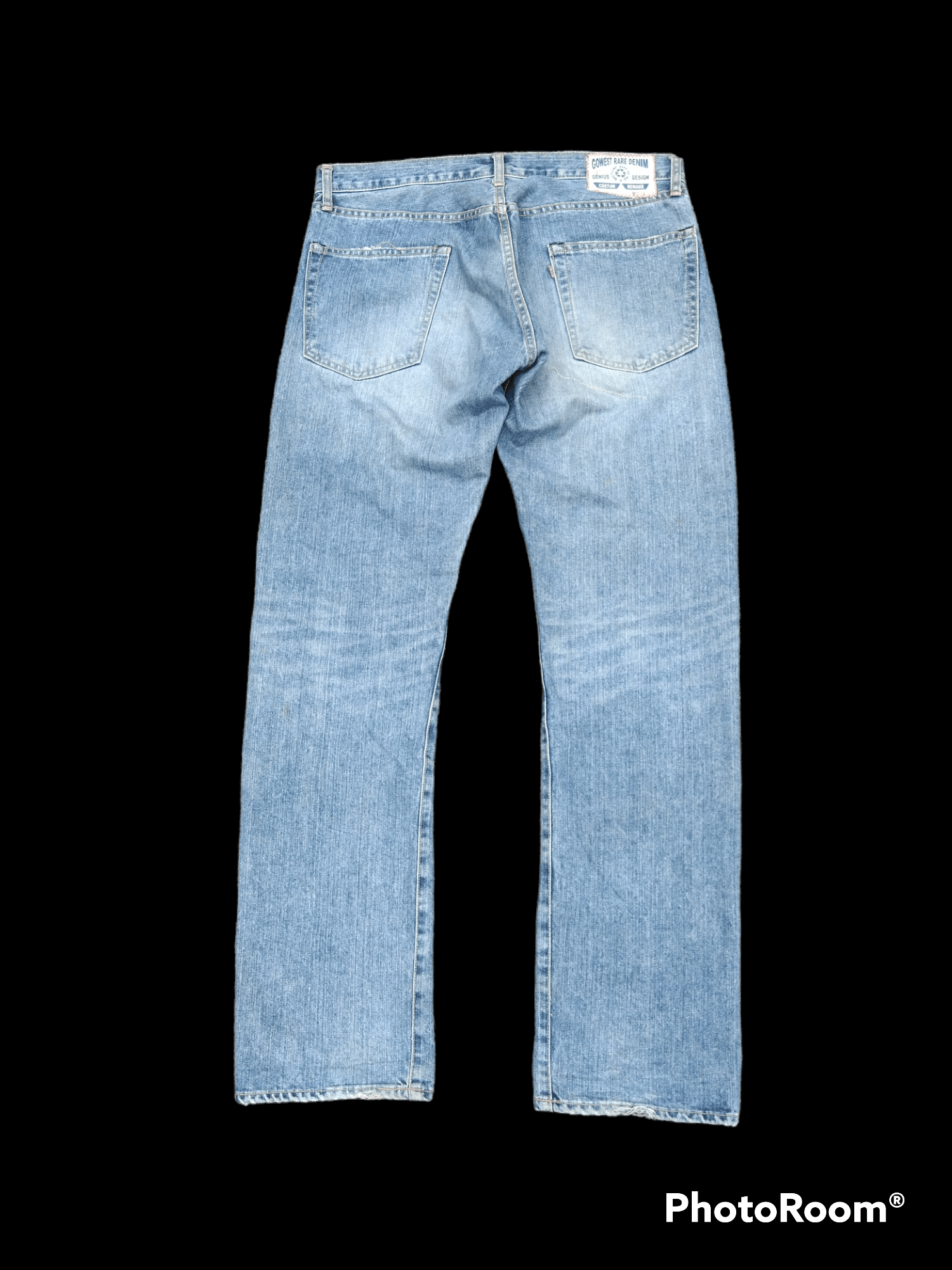 Japanese Brand DiSTRESSED BORO GOWEST MADE IN JAPAN DENIM PANTS Size US 33 - 2 Thumbnail