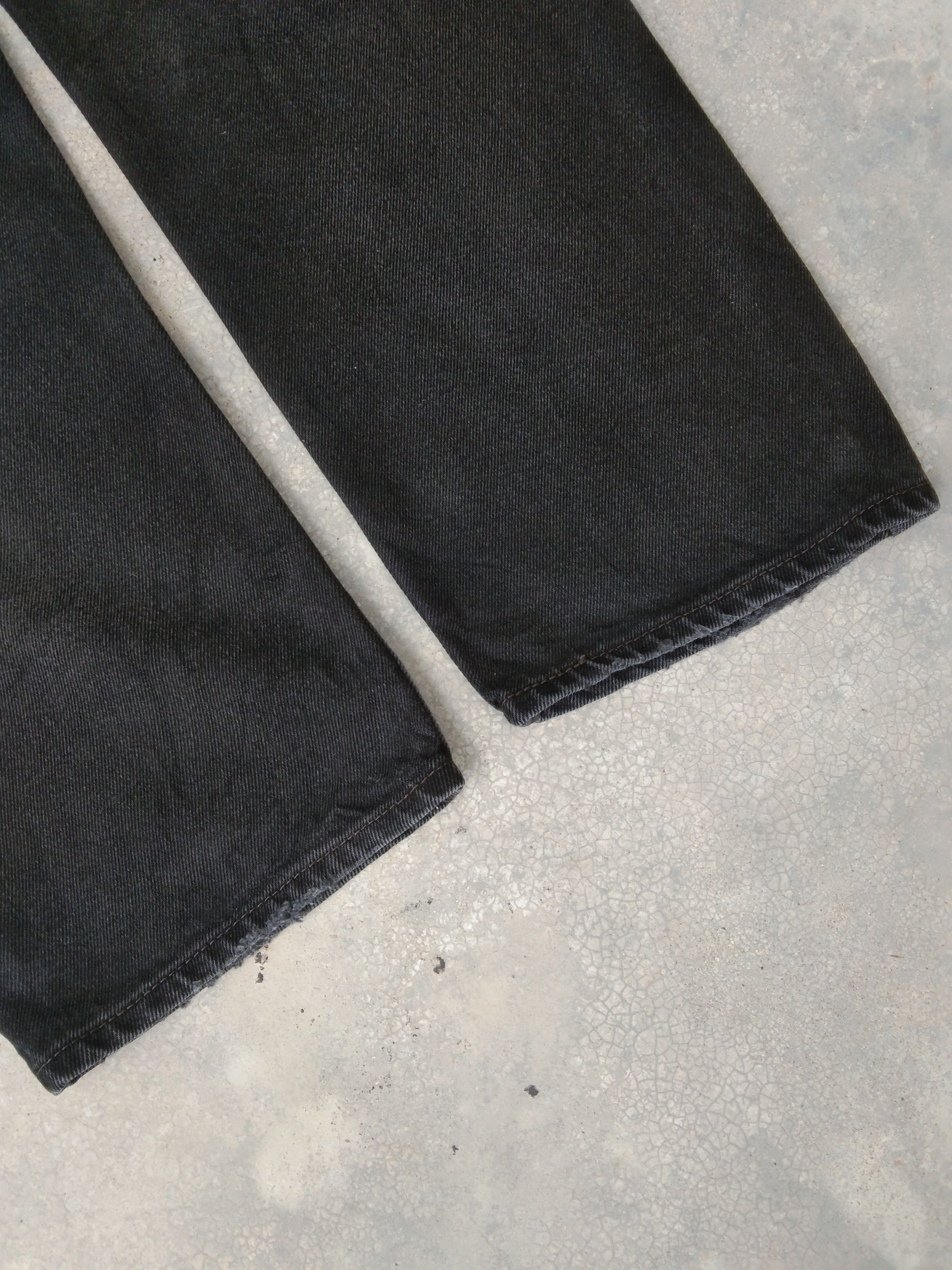 Levi's Vintage Levi's Jeans 505 Faded Black Distressed Denim 38x29 Size US 38 / EU 54 - 3 Thumbnail