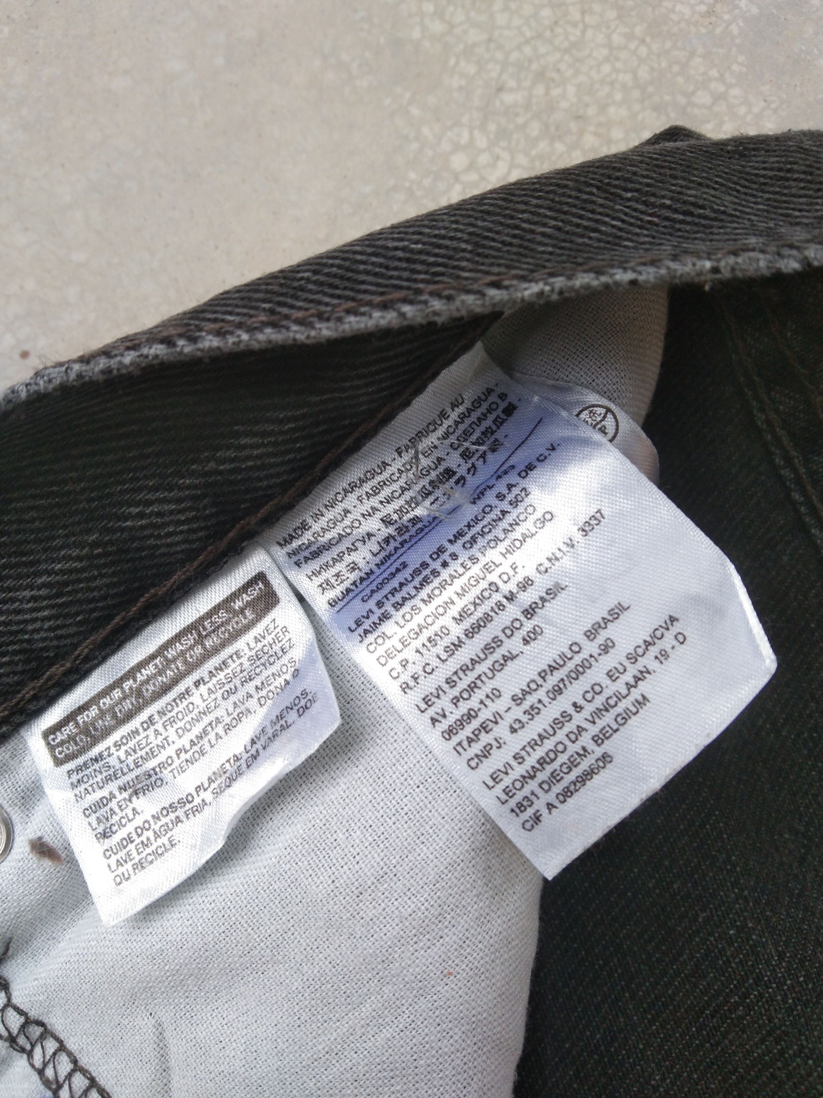Levi's Vintage Levi's Jeans 505 Faded Black Distressed Denim 38x29 Size US 38 / EU 54 - 11 Thumbnail