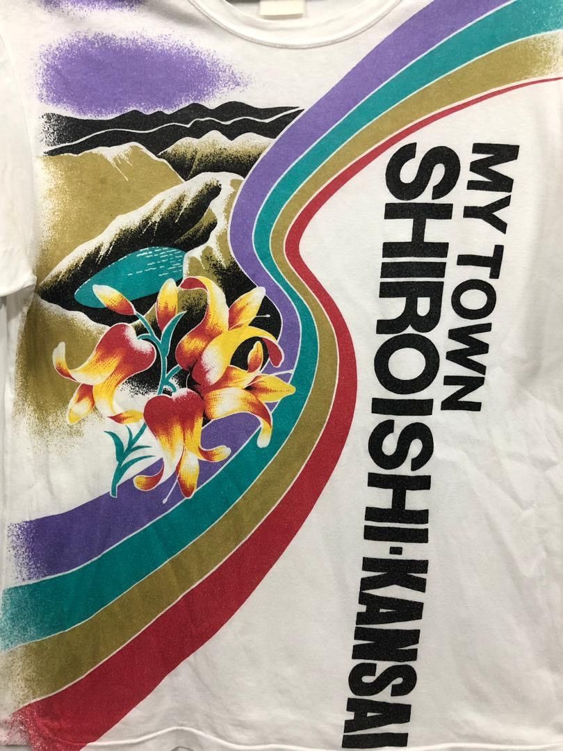 Kansai Yamamoto × Vintage Vintage 90s Kansai Yamamoto Shiroshi T Shirt Very Rare Size US S / EU 44-46 / 1 - 2 Thumbnail