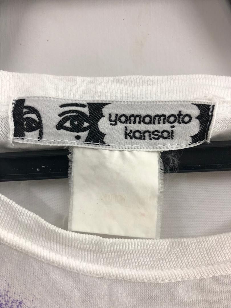 Kansai Yamamoto × Vintage Vintage 90s Kansai Yamamoto Shiroshi T Shirt Very Rare Size US S / EU 44-46 / 1 - 4 Thumbnail