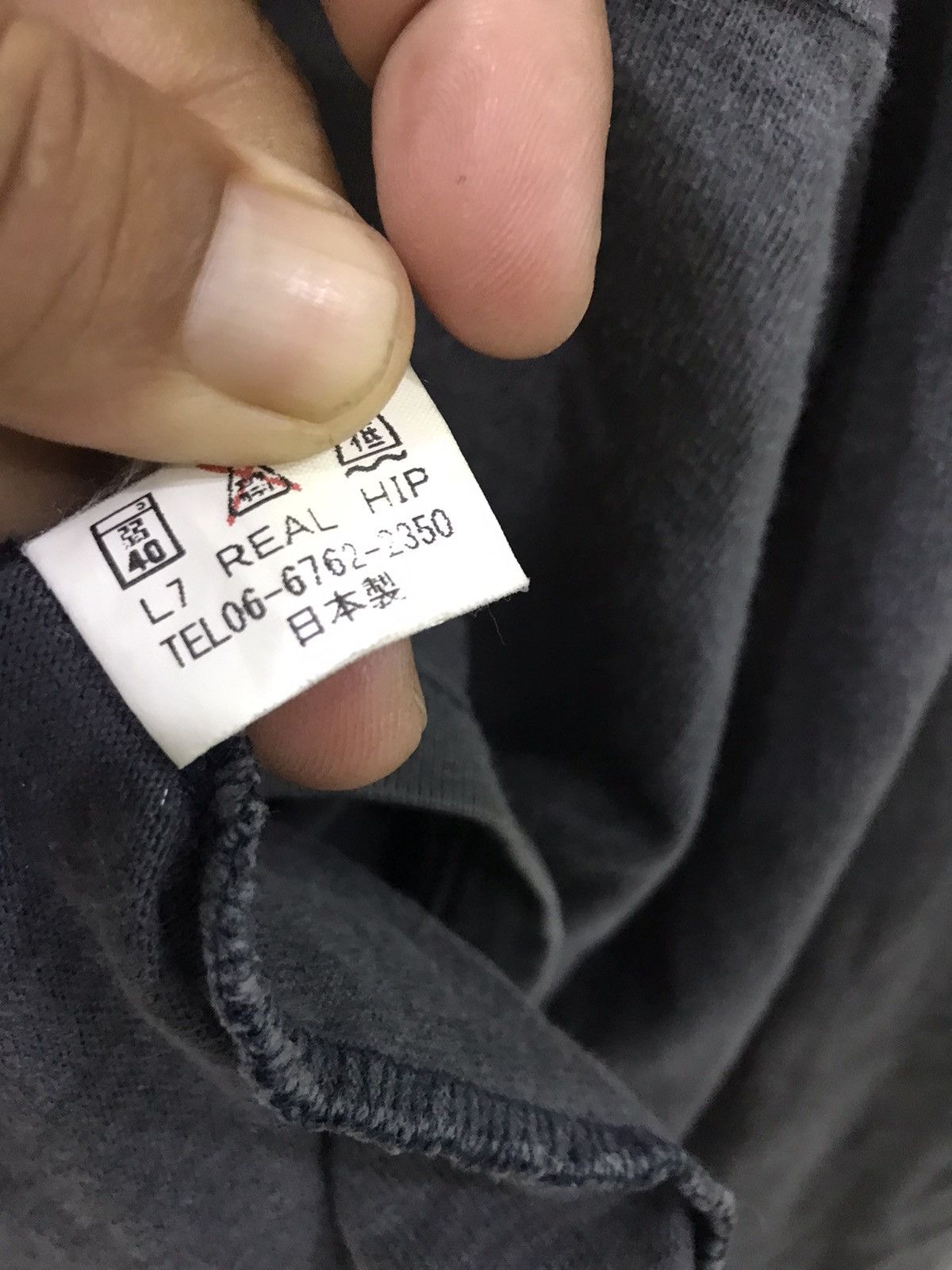 L7 Real Hip L7 Real Hip Grey Long Sleeve Tshirt Size US M / EU 48-50 / 2 - 5 Thumbnail