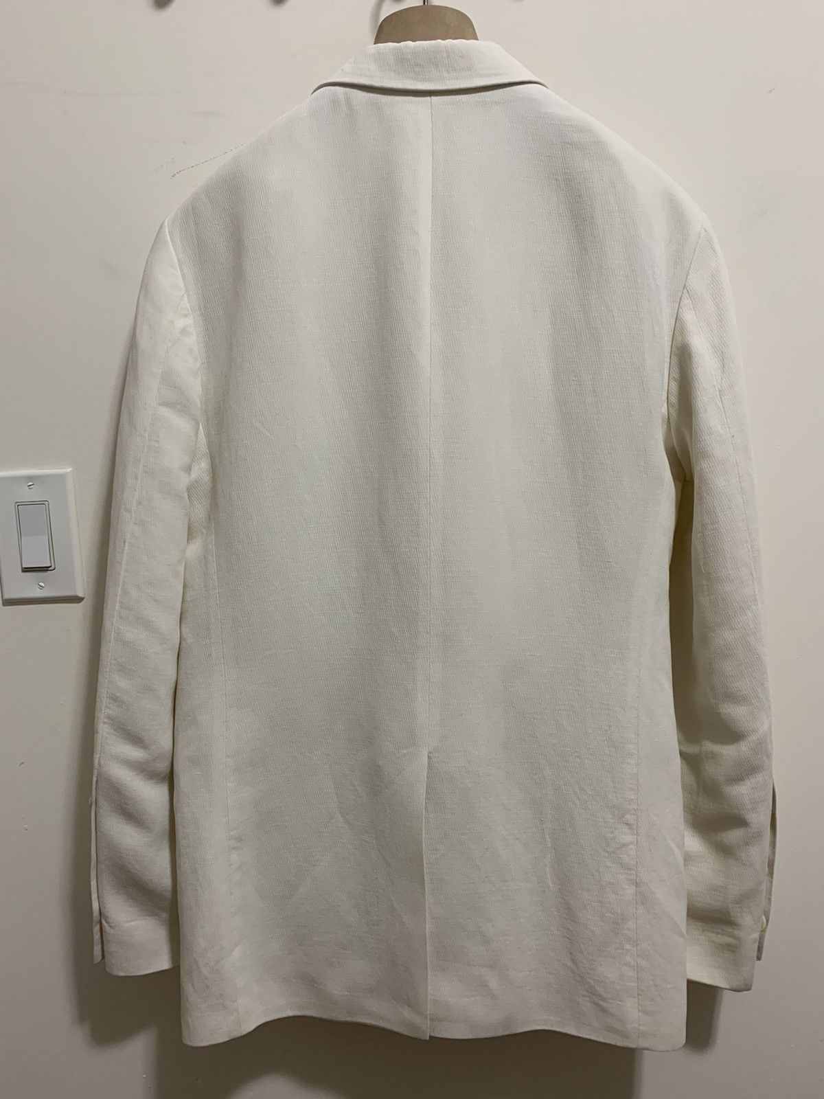 Dries Van Noten Worn ONCE €1045 textured linen blazer, IT48-50, MI Belgium Size 38R - 9 Thumbnail