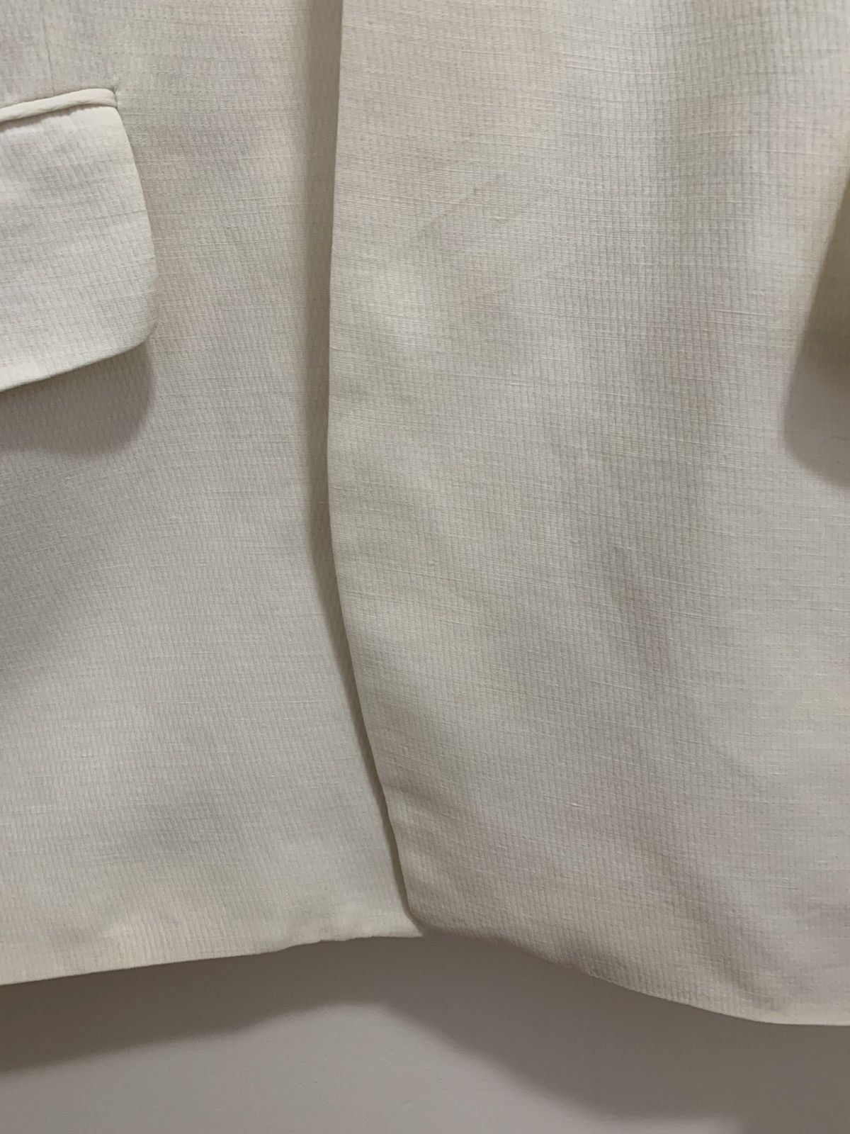 Dries Van Noten Worn ONCE €1045 textured linen blazer, IT48-50, MI Belgium Size 38R - 5 Thumbnail