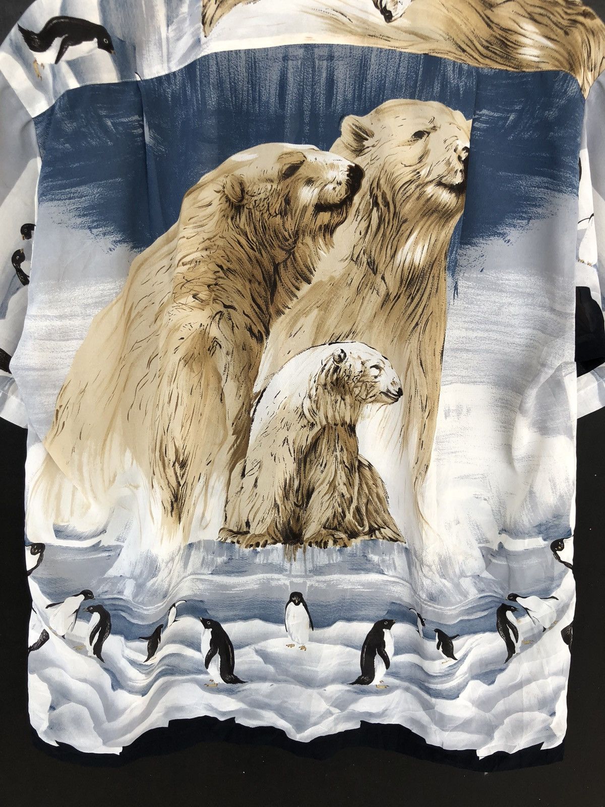 Art Comes First RARE🔥Grosbec 🇮🇹 "Antarctic" Motif B/D Baroque Shirt Size US L / EU 52-54 / 3 - 6 Thumbnail