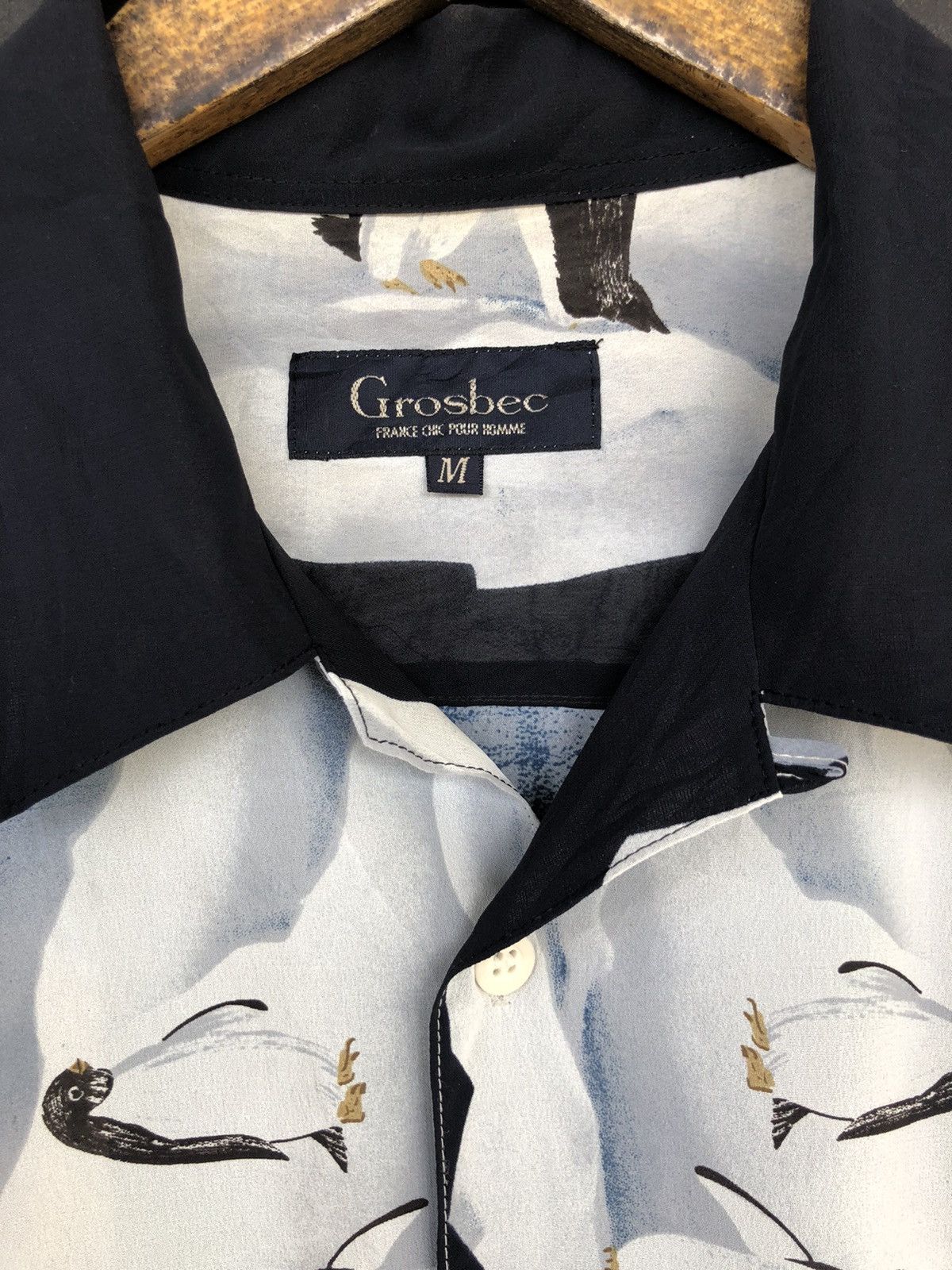Art Comes First RARE🔥Grosbec 🇮🇹 "Antarctic" Motif B/D Baroque Shirt Size US L / EU 52-54 / 3 - 7 Thumbnail