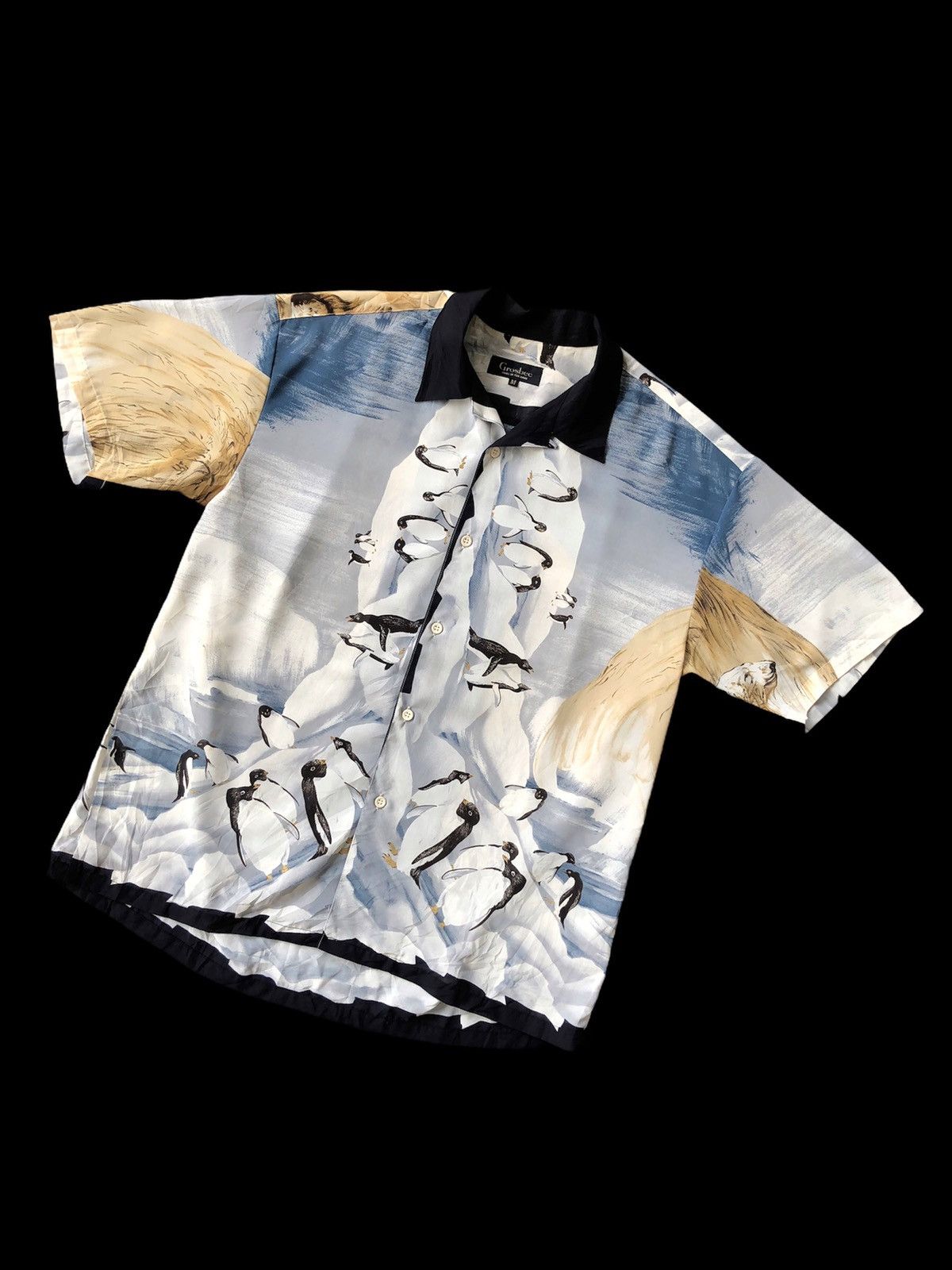 Art Comes First RARE🔥Grosbec 🇮🇹 "Antarctic" Motif B/D Baroque Shirt Size US L / EU 52-54 / 3 - 3 Thumbnail