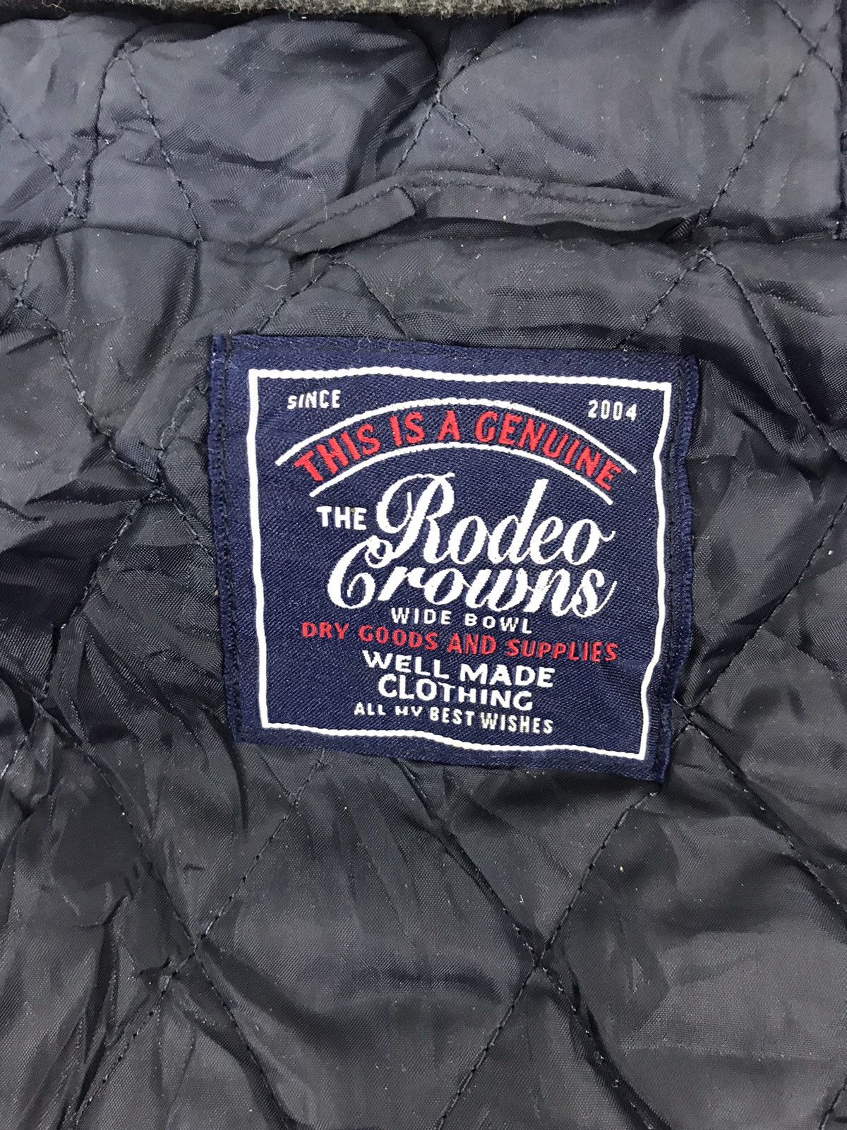 Japanese Brand Rodeo Crown RCS Wool Varsity Jacket Hoodies Quilted Inner Size US M / EU 48-50 / 2 - 8 Thumbnail