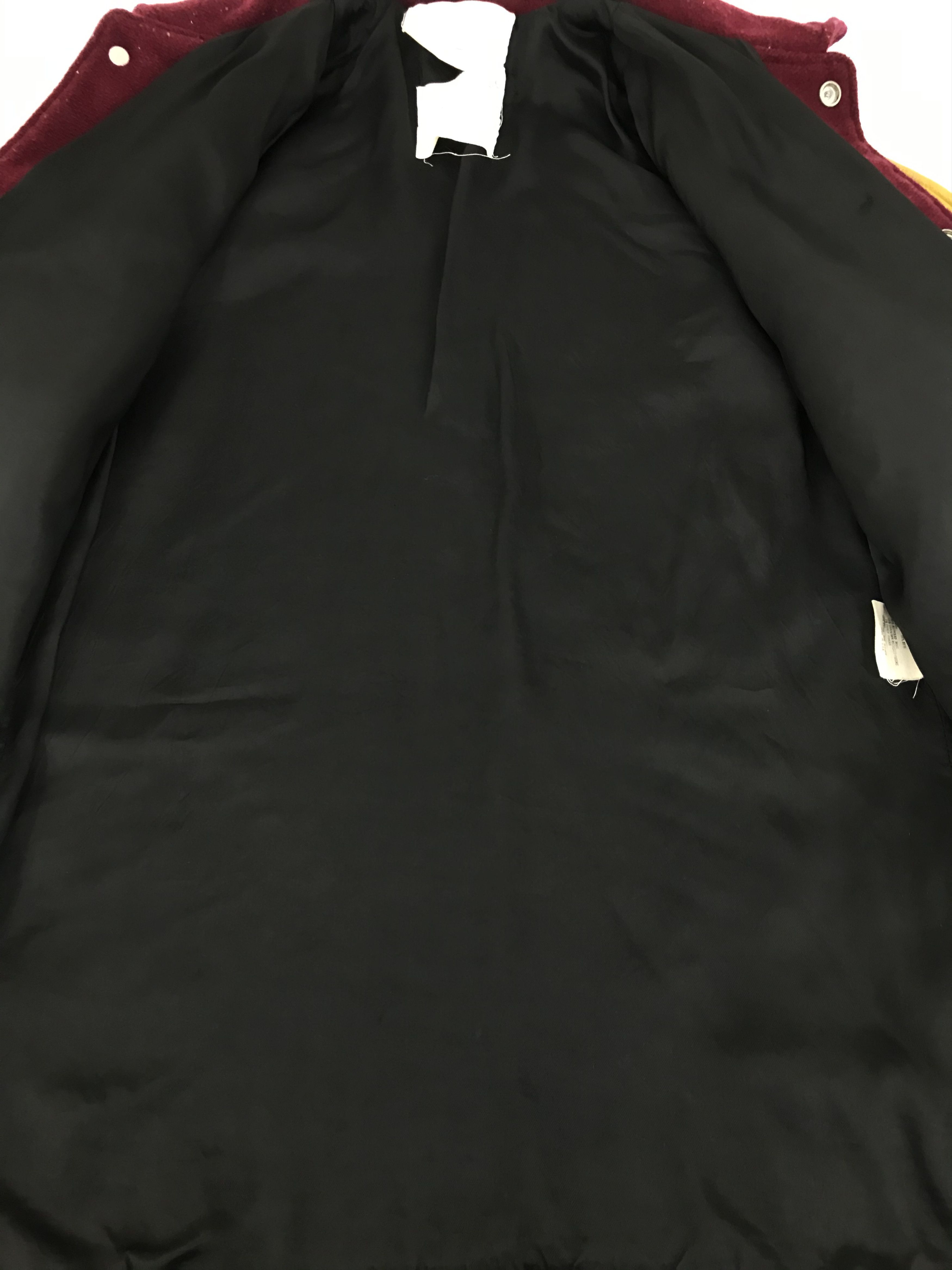 Delong × Vintage Vintage DeLong Kim Long Varsity Jacket Leather Wool Size US S / EU 44-46 / 1 - 4 Thumbnail