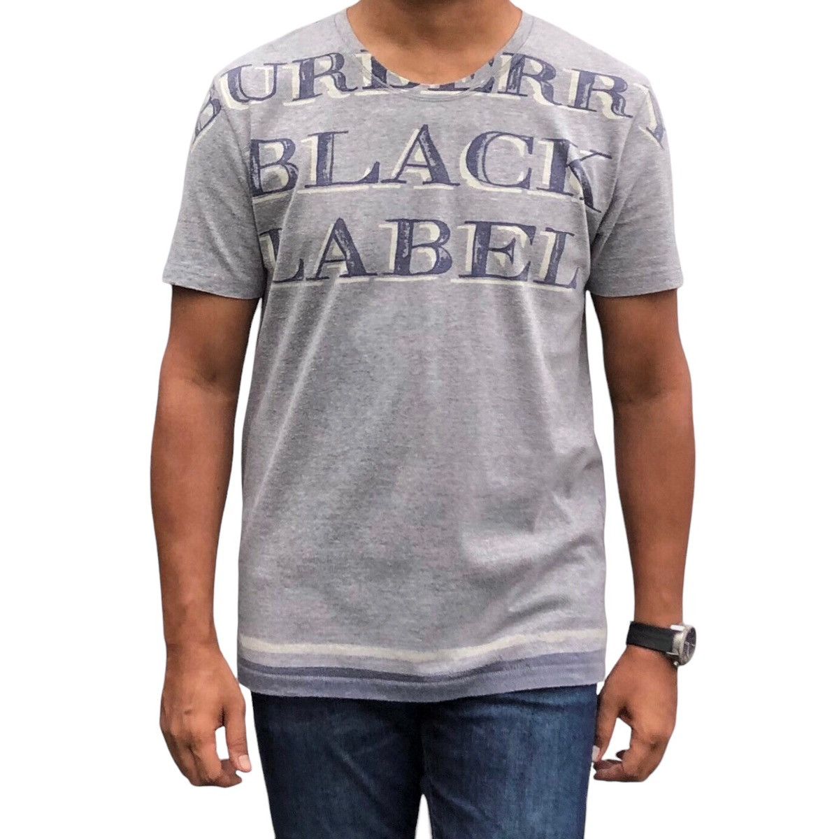 Burberry Burberry Black Label Spellout T-shirt Size US M / EU 48-50 / 2 - 1 Thumbnail