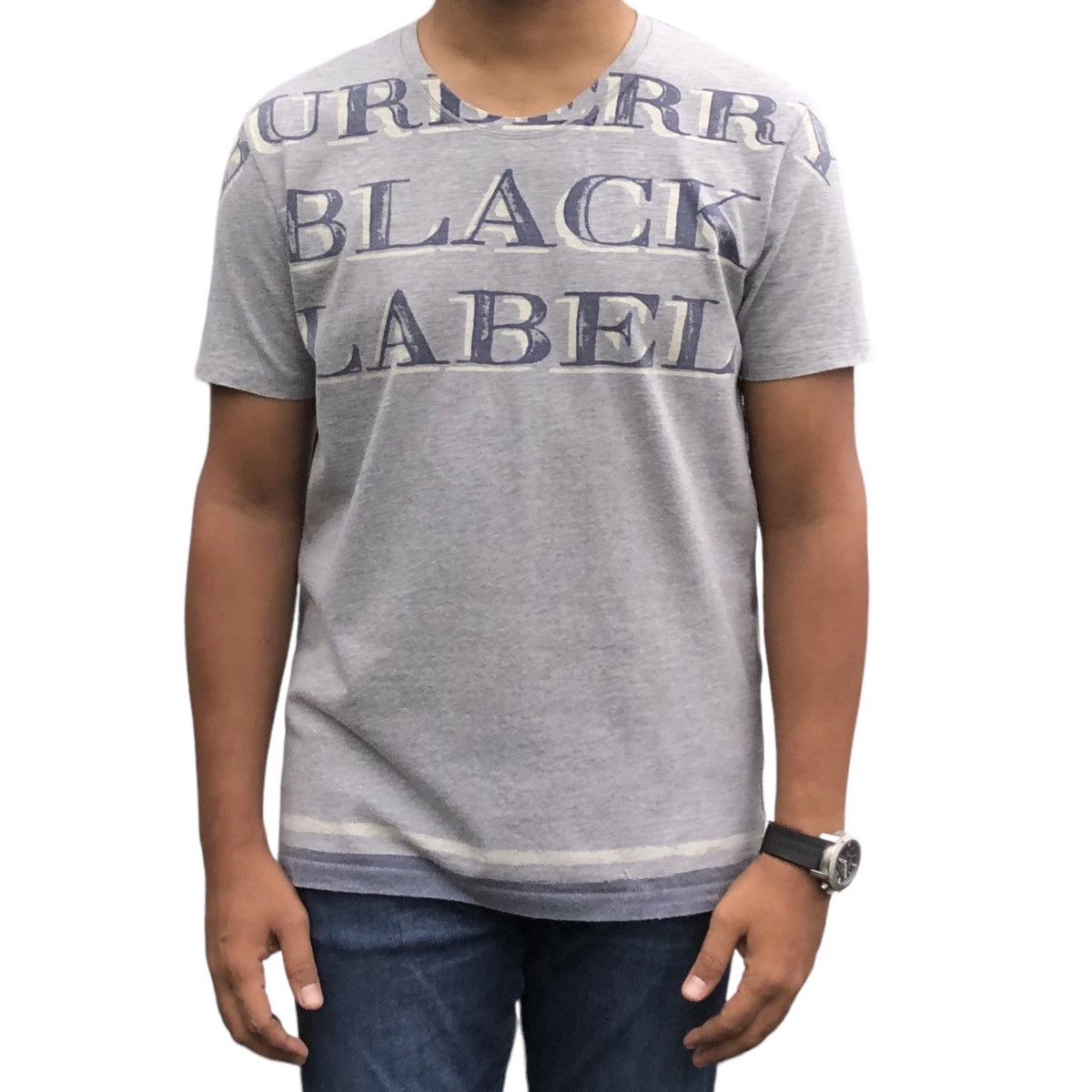 Burberry Burberry Black Label Spellout T-shirt Size US M / EU 48-50 / 2 - 2 Thumbnail