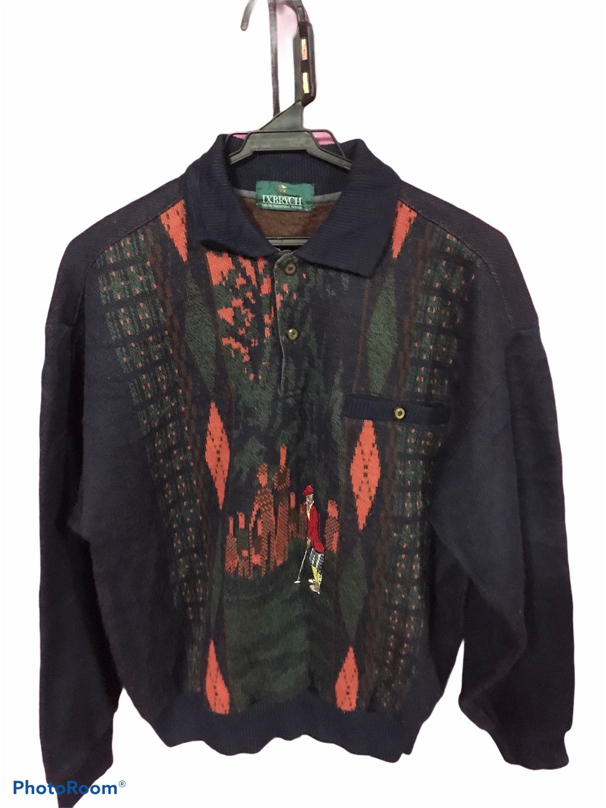 Japanese Brand IYBRYCH BLUE SIZE L KNITWEAR LONG SLEEVE Size US L / EU 52-54 / 3 - 3 Thumbnail