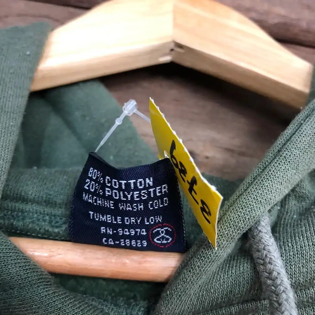Stussy Stussy crown faded Green Big Logo Hoodies sweatshirt #3739DL Size US M / EU 48-50 / 2 - 4 Thumbnail