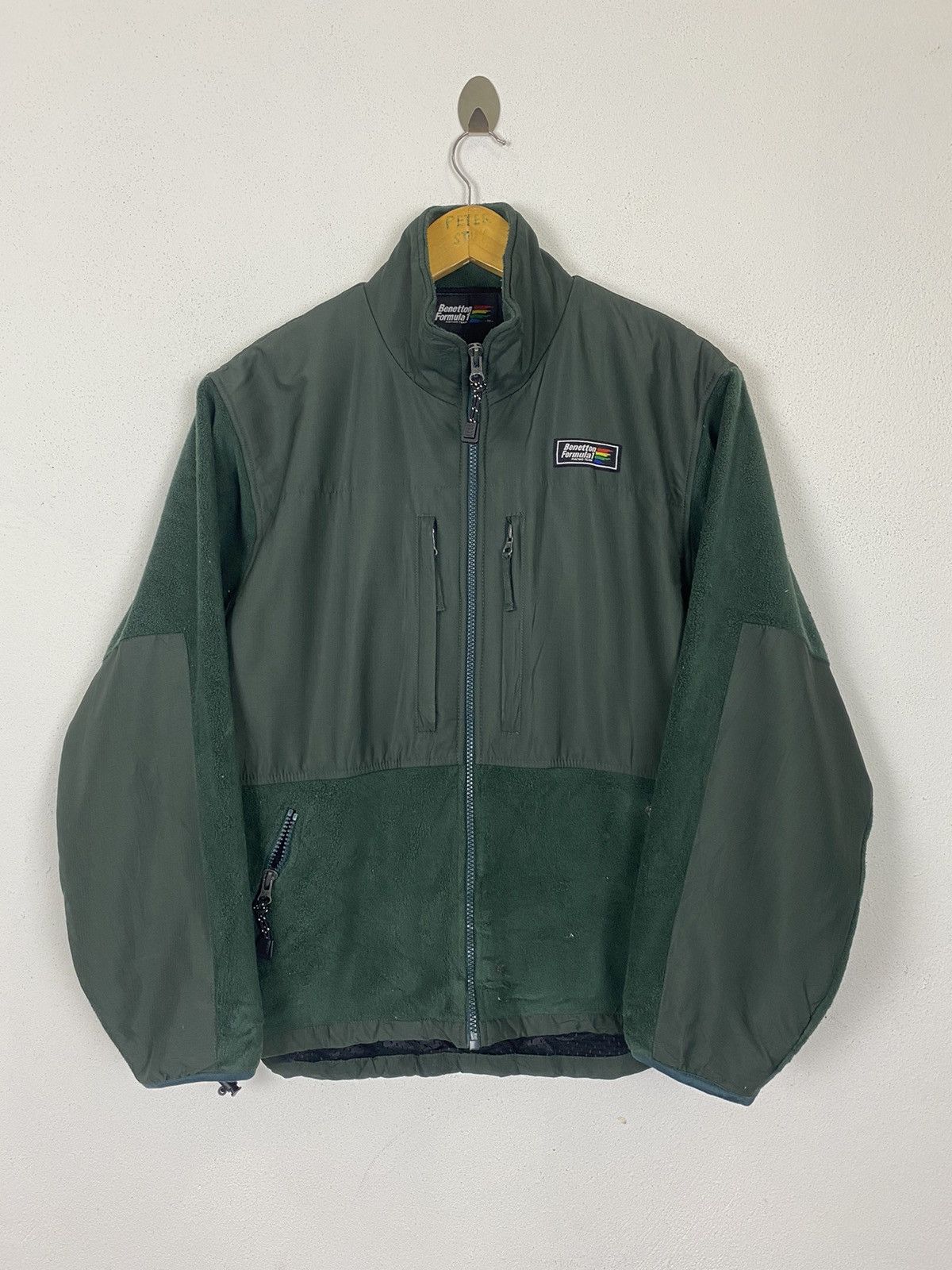 Benetton × Sports Specialties BENETTON FORMULA 1 RACING TEAM FLEECE SWEATER NICE DESIGN Size US M / EU 48-50 / 2 - 2 Thumbnail