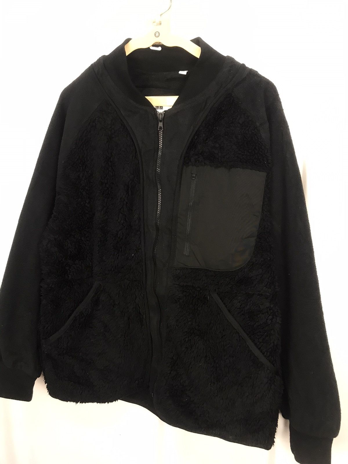 Uniqlo × White Mountaineering Uniqlo white mountaineering deep pile fleece zipper jacket Size US M / EU 48-50 / 2 - 8 Thumbnail