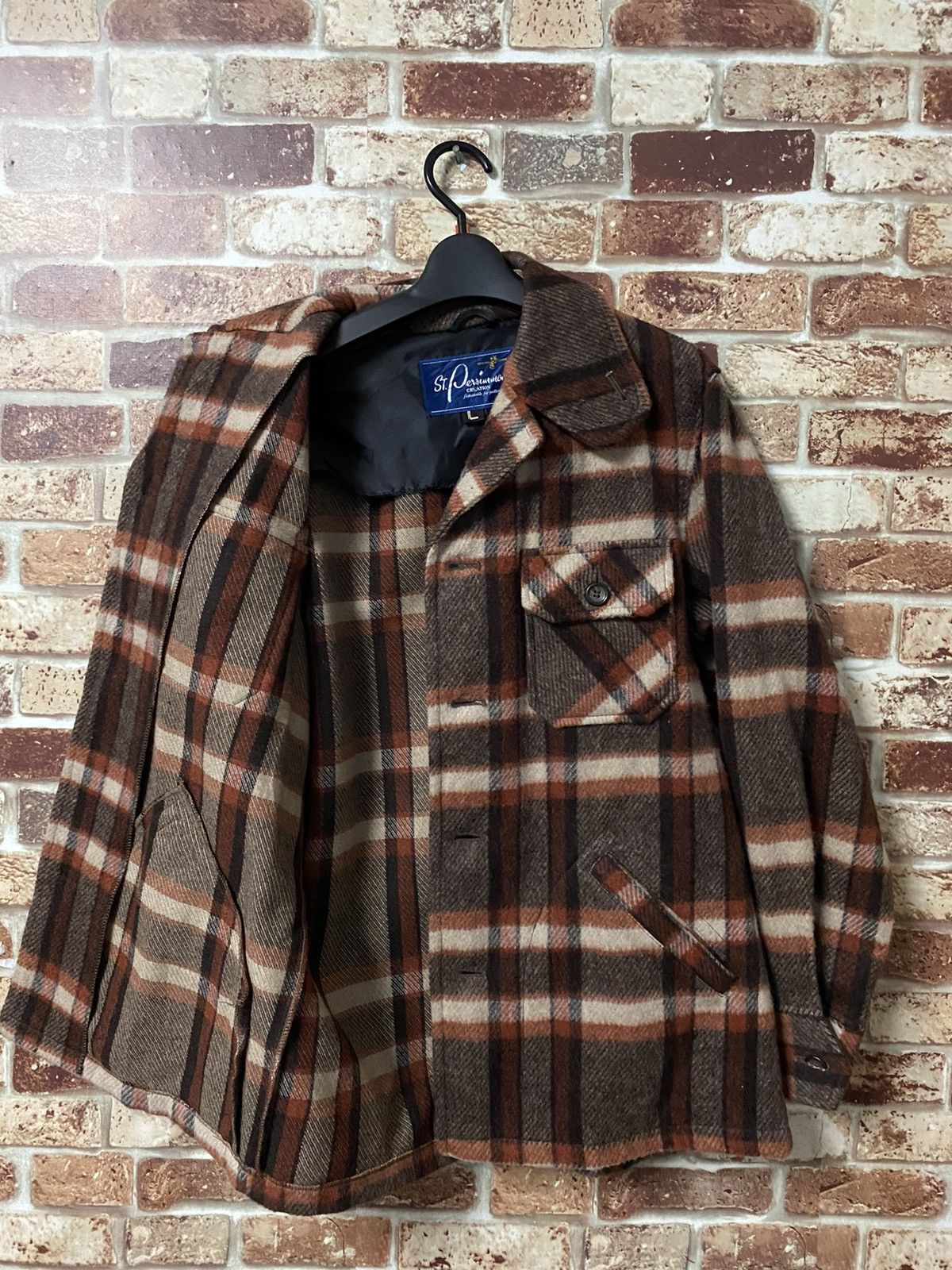 Japanese Brand FLANNEL JACKET Size US L / EU 52-54 / 3 - 5 Thumbnail