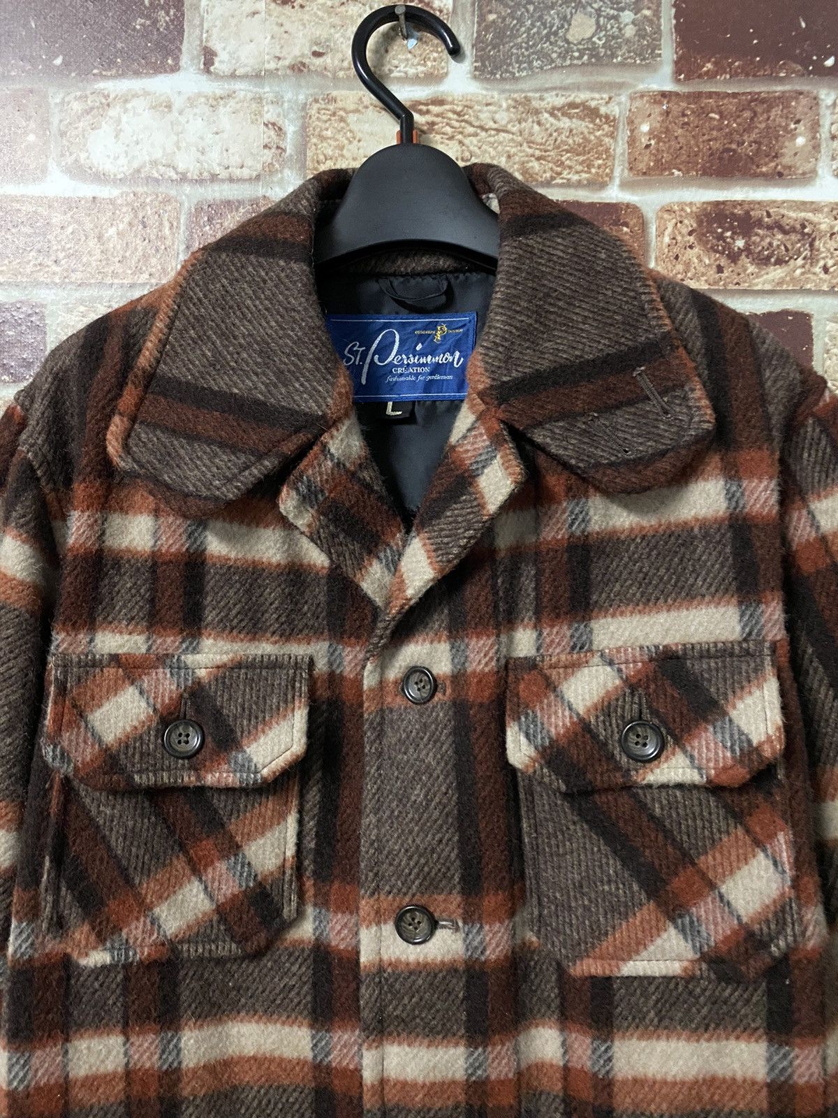 Japanese Brand FLANNEL JACKET Size US L / EU 52-54 / 3 - 3 Thumbnail