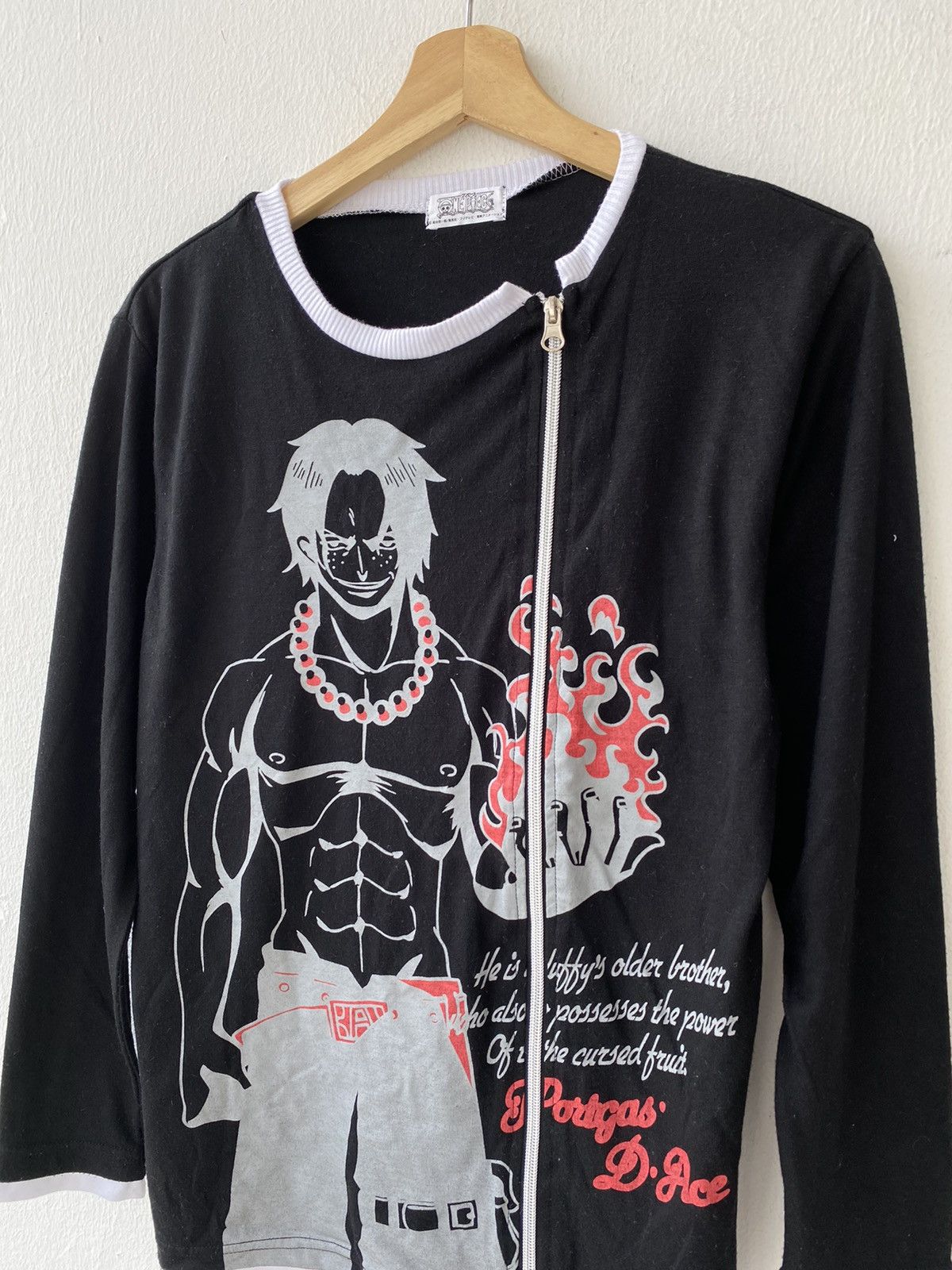 Anime Portgas D•Ace Zipper Sweatshirt Size US S / EU 44-46 / 1 - 3 Thumbnail