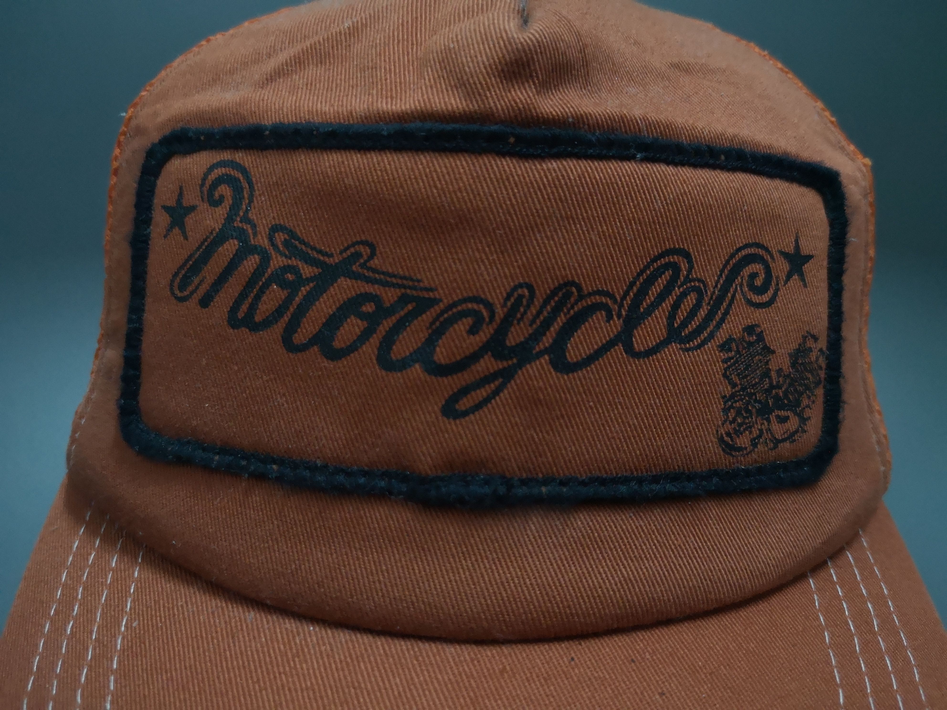 Japanese Brand RARE MOTORCYCLES PATCH TRUCKER HAT Size ONE SIZE - 4 Thumbnail