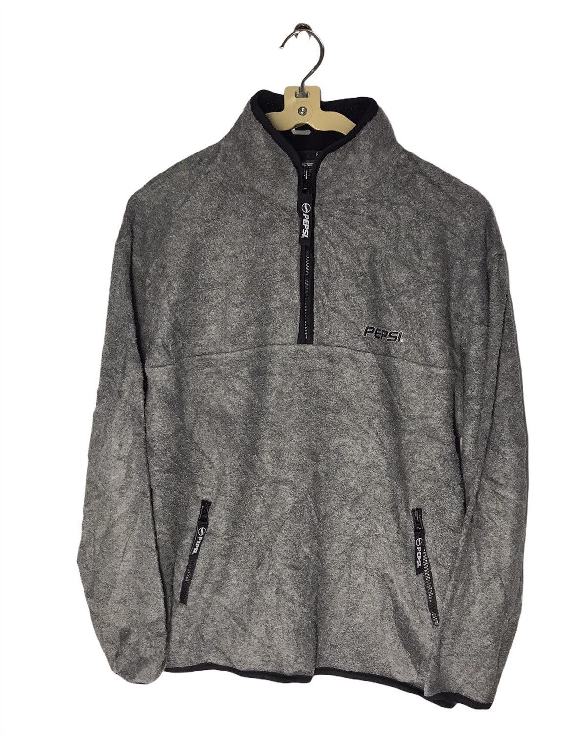 Pepsi Pepsi fleece half zipper sweatshirt Size US M / EU 48-50 / 2 - 1 Thumbnail