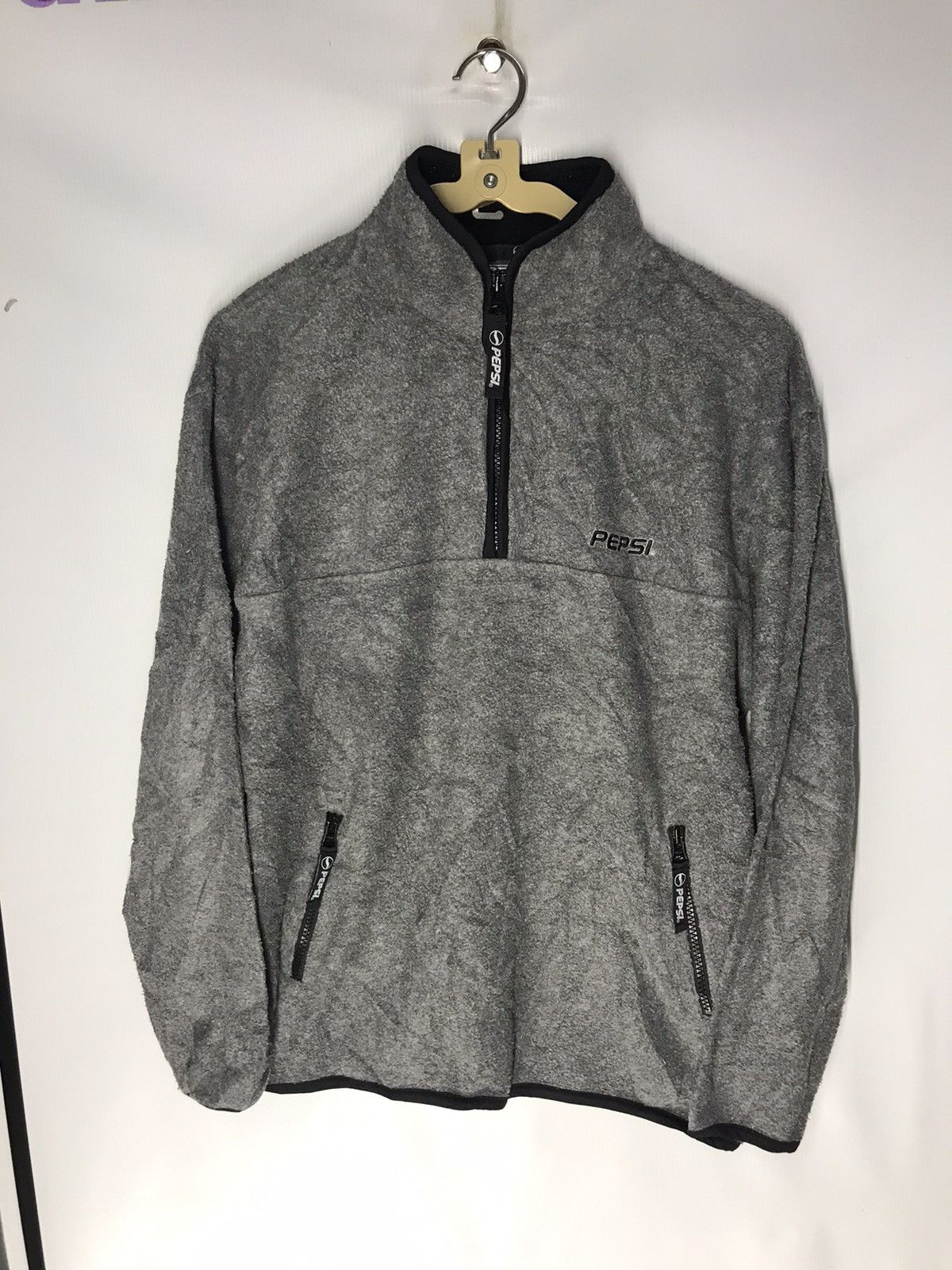 Pepsi Pepsi fleece half zipper sweatshirt Size US M / EU 48-50 / 2 - 6 Thumbnail