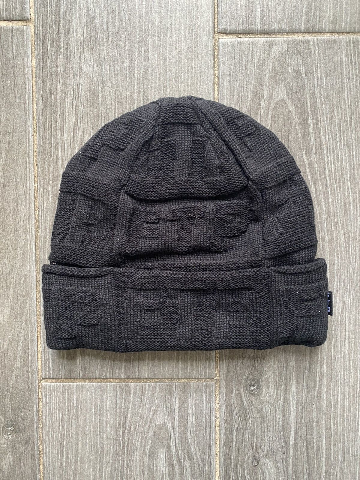 Fuck The Population FTP Repeat Logo Knit Beanie Size ONE SIZE - 1 Thumbnail