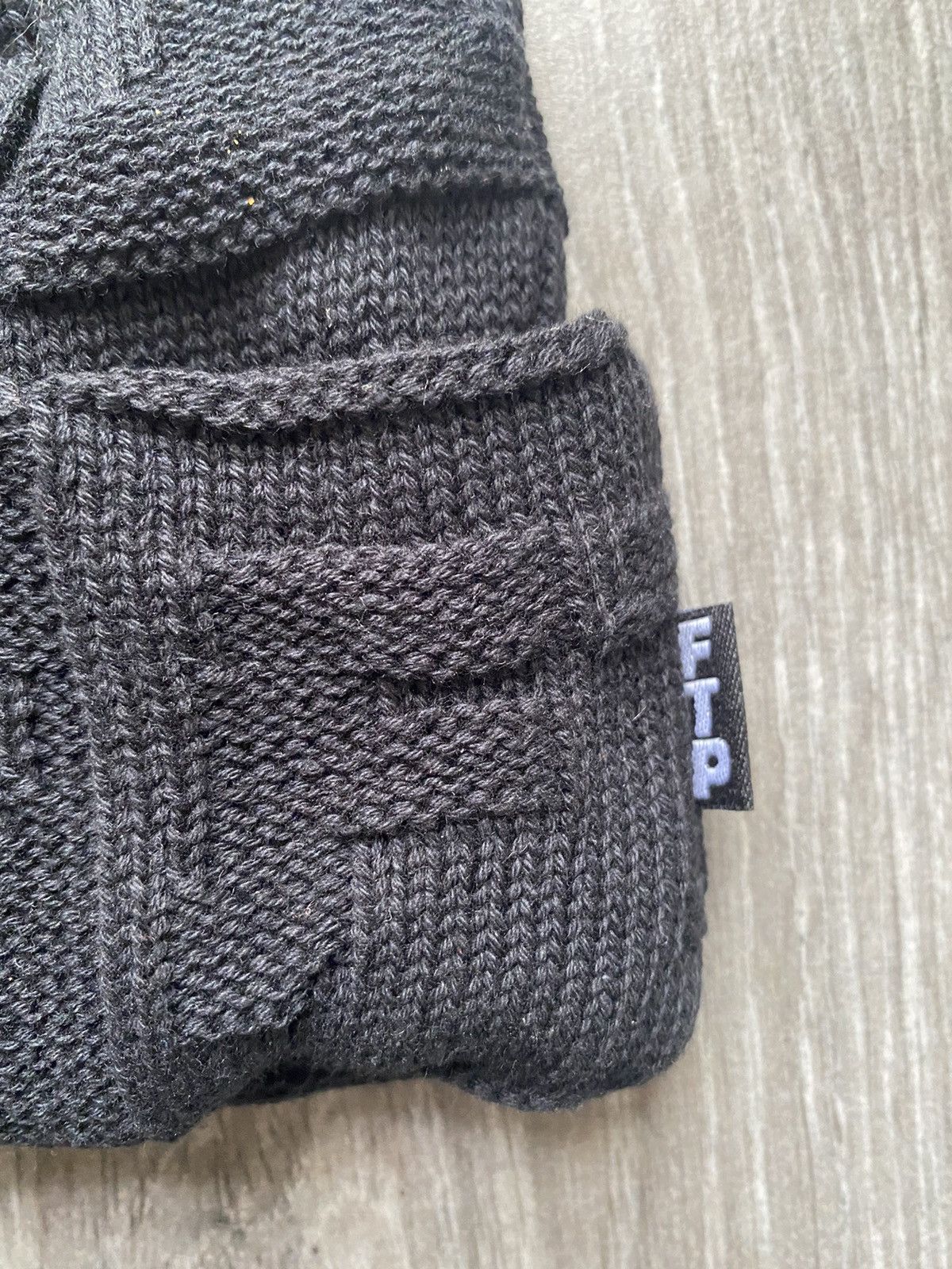 Fuck The Population FTP Repeat Logo Knit Beanie Size ONE SIZE - 2 Thumbnail