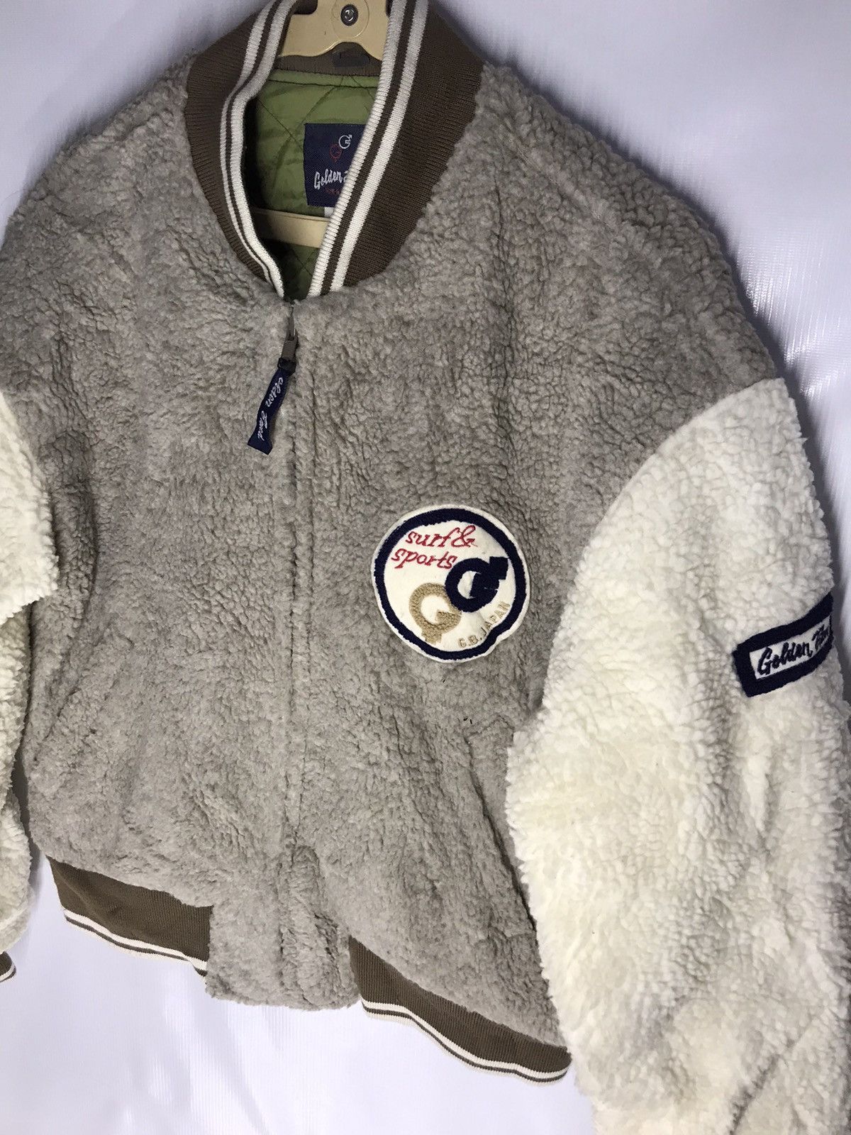 Japanese Brand Golden breed surf &sport fleece zipper sweater jacket Size US M / EU 48-50 / 2 - 5 Thumbnail