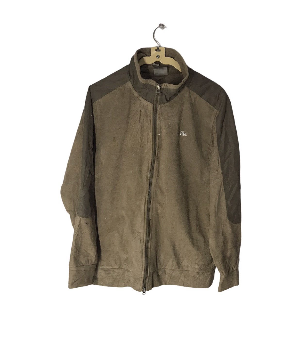 Lacoste fleece sweater zipper
