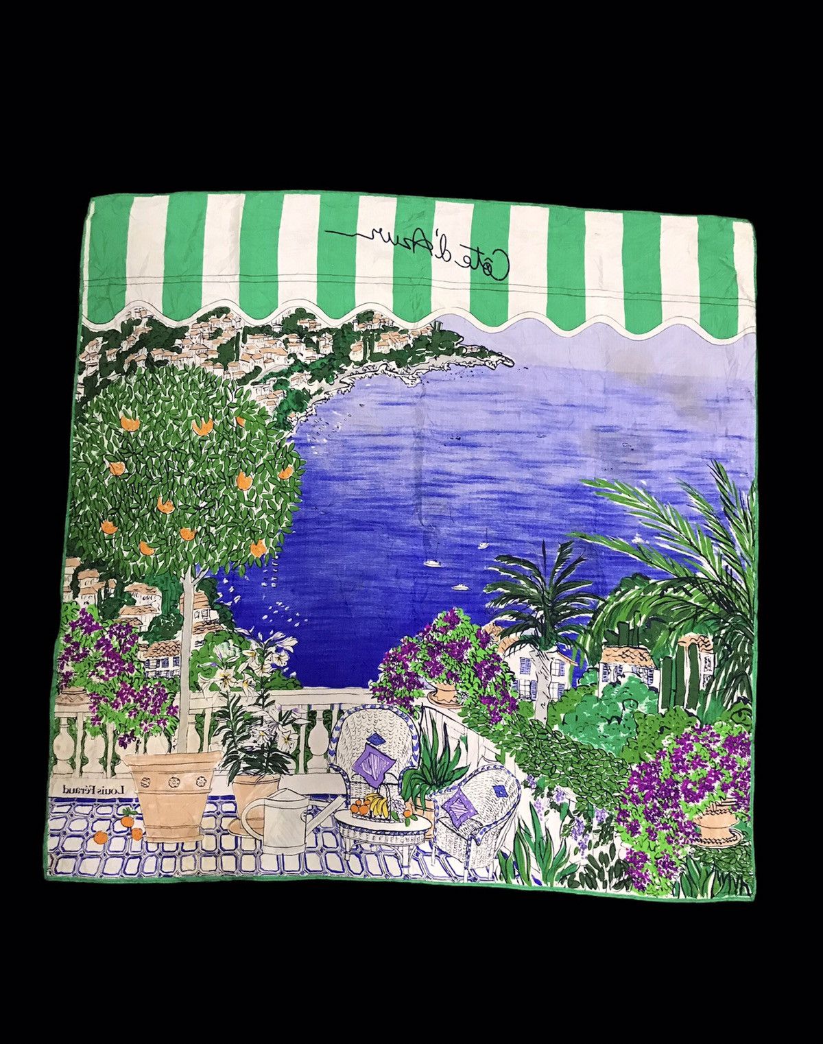 Other Vintage Louis Féraud Côte d Azur Goods Printed Size ONE SIZE - 3 Thumbnail
