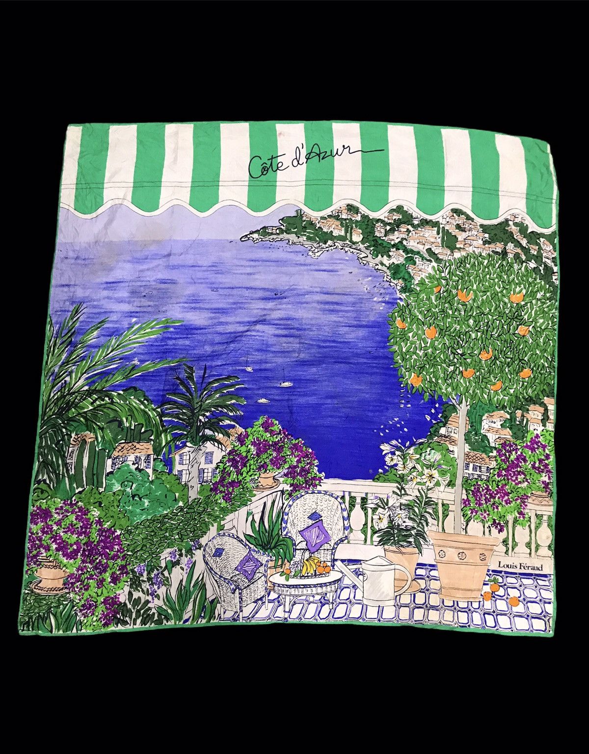 Other Vintage Louis Féraud Côte d Azur Goods Printed Size ONE SIZE - 2 Thumbnail