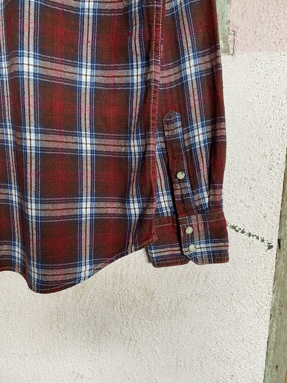 Eddie Bauer Eddie Bauer Checker Plaid Western Shirt Size US L / EU 52-54 / 3 - 7 Thumbnail