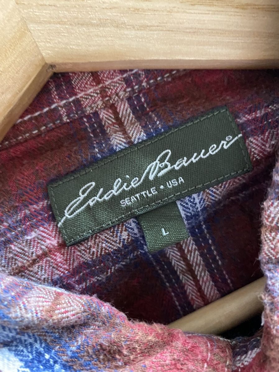 Eddie Bauer Eddie Bauer Checker Plaid Western Shirt Size US L / EU 52-54 / 3 - 8 Thumbnail