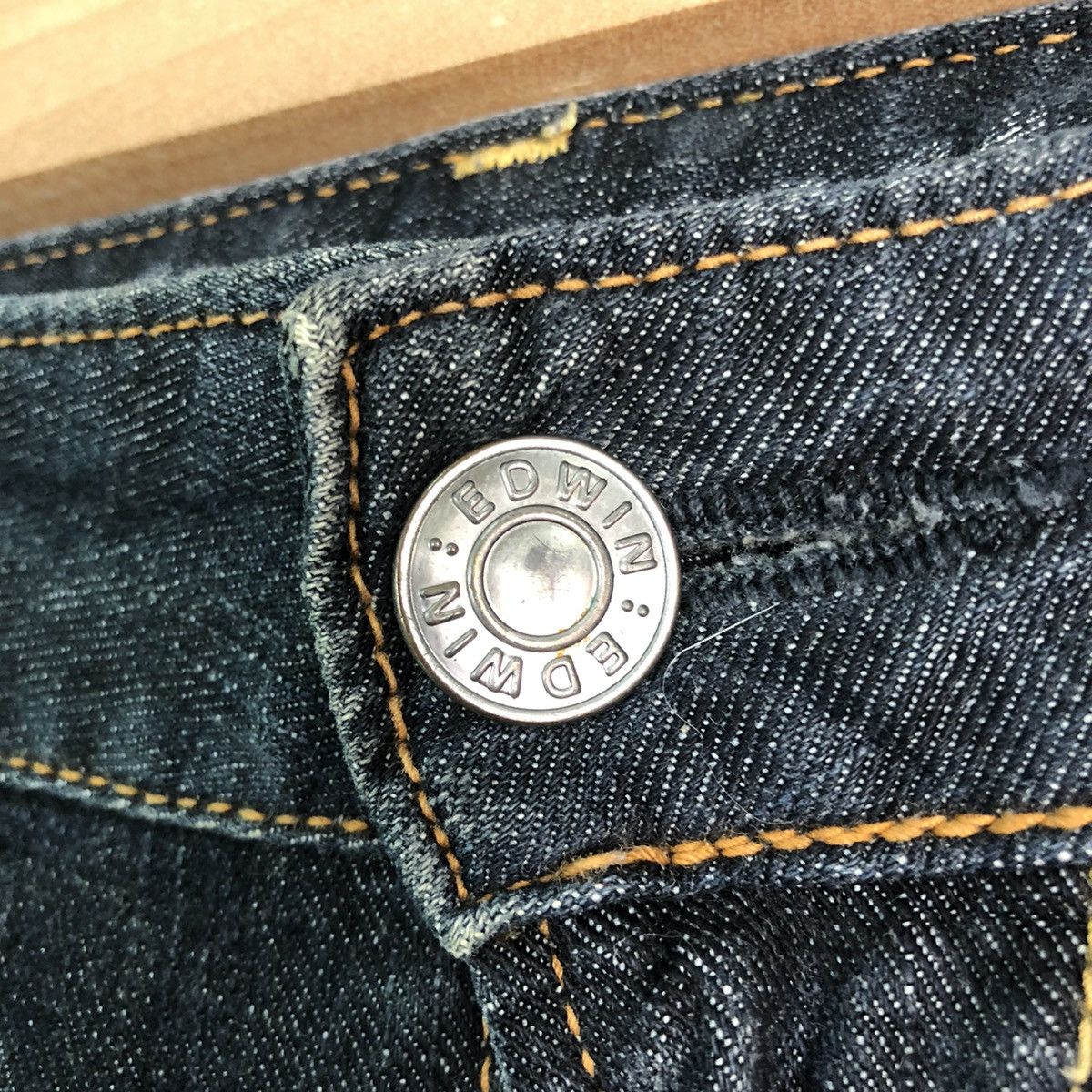Edwin DL Edwin japan Black Denim jeans Pants #c187 Size US 36 / EU 52 - 4 Thumbnail