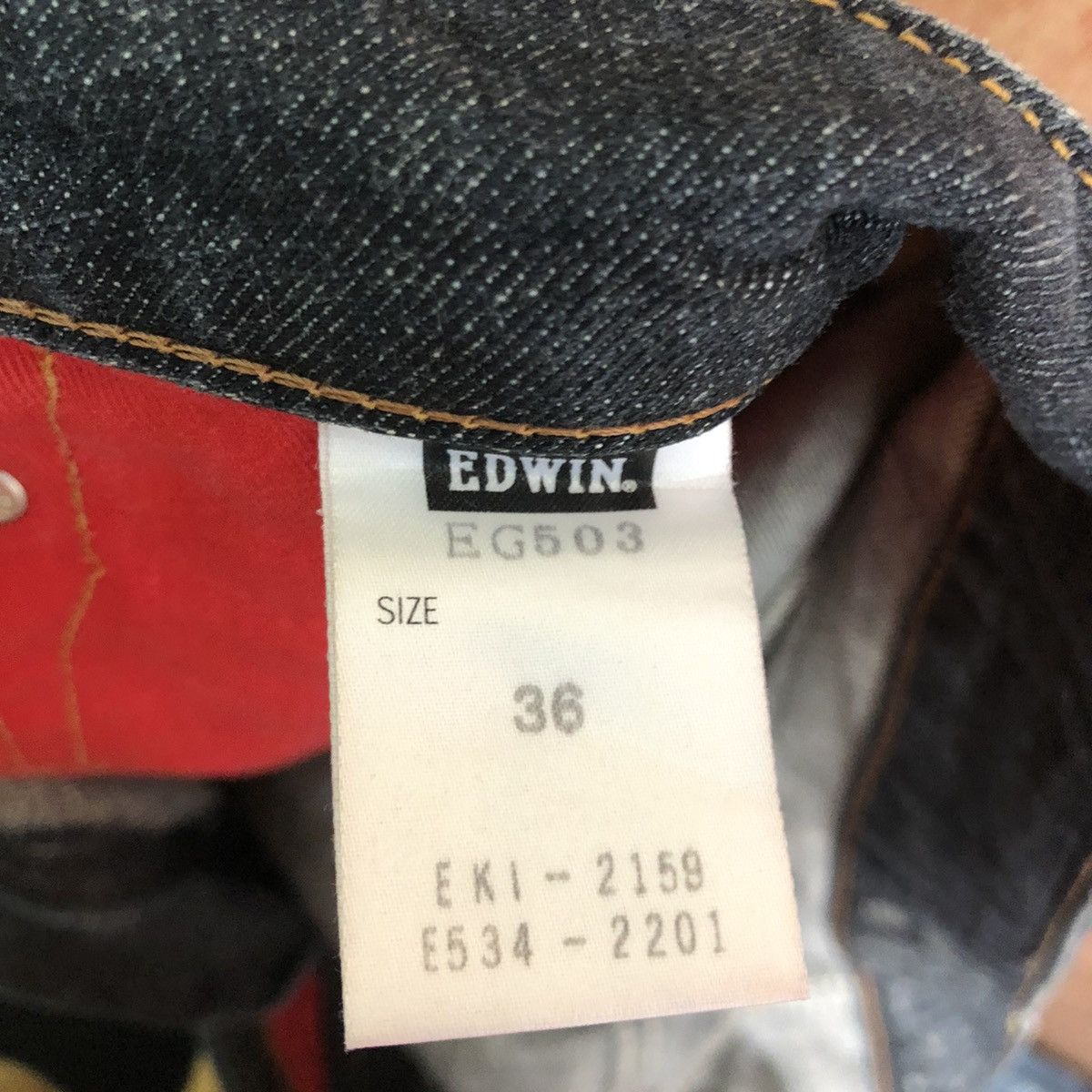 Edwin DL Edwin japan Black Denim jeans Pants #c187 Size US 36 / EU 52 - 13 Thumbnail