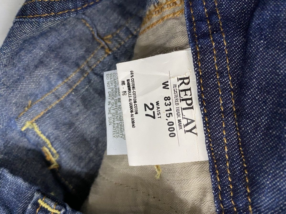 Japanese Brand Replay Tactical Cargo Denim Size US 30 / EU 46 - 9 Thumbnail